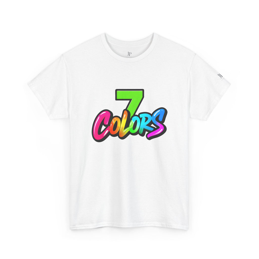 Seven Colors Graphic Tee | Rainbow Script Logo T-Shirt, JP Ellington Edition
