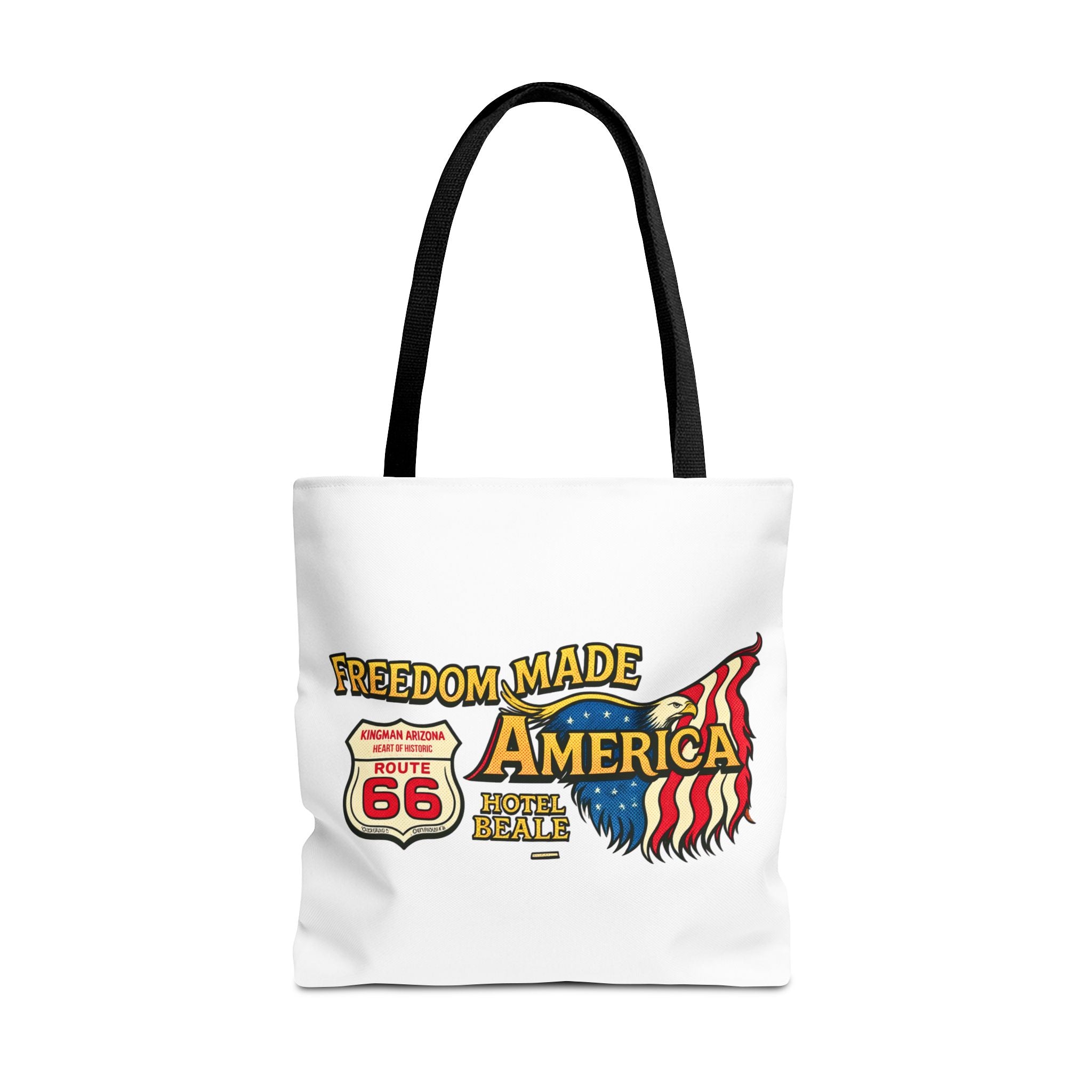 Freedom Made America Tragetasche | Route 66 Flaggen-Grafik