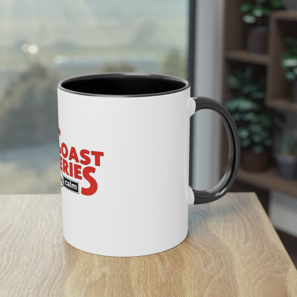 East Coast Fisheries Coffee Mug – 'Stay Calm' Two-Tone 11oz