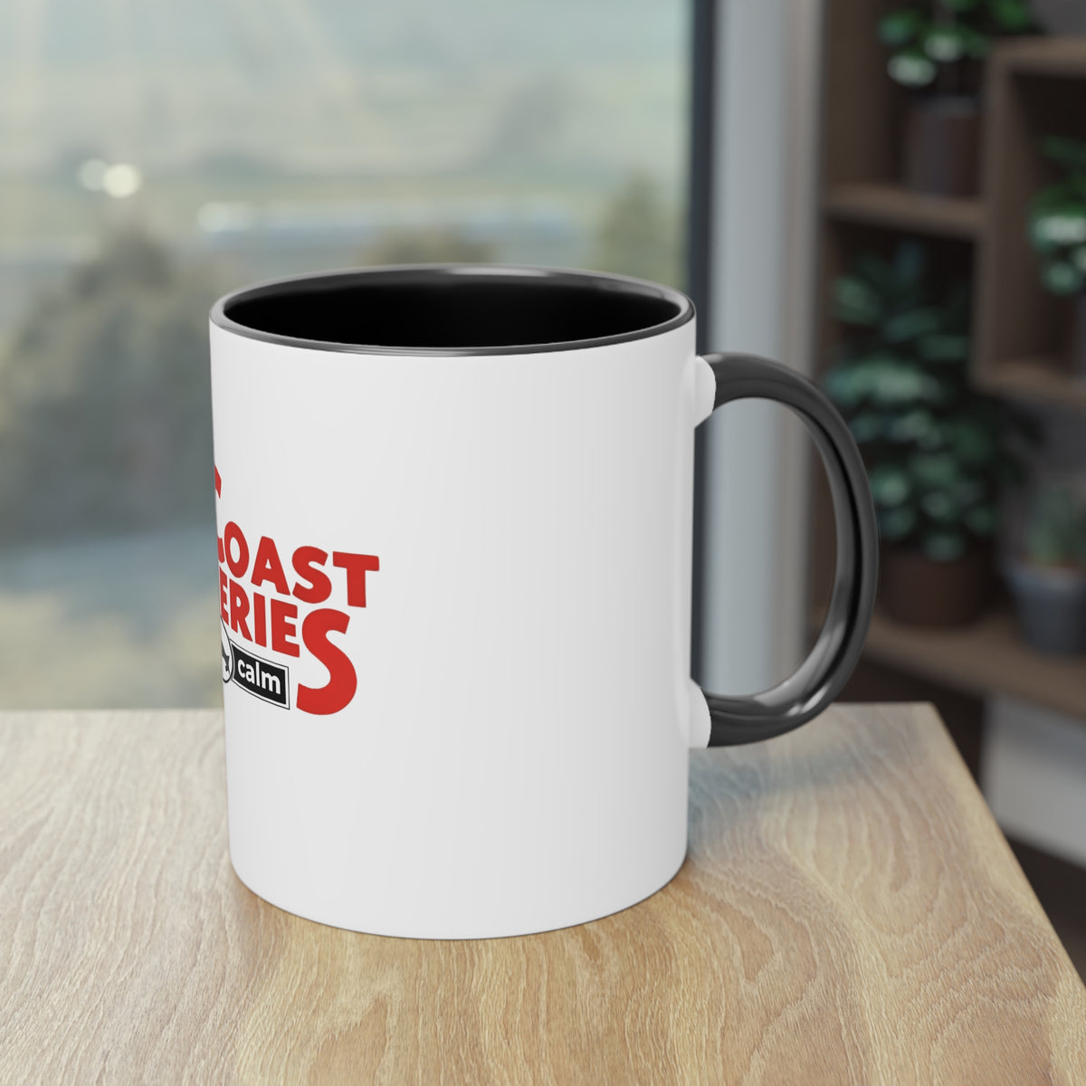 East Coast Fisheries Coffee Mug – 'Stay Calm' Two-Tone 11oz