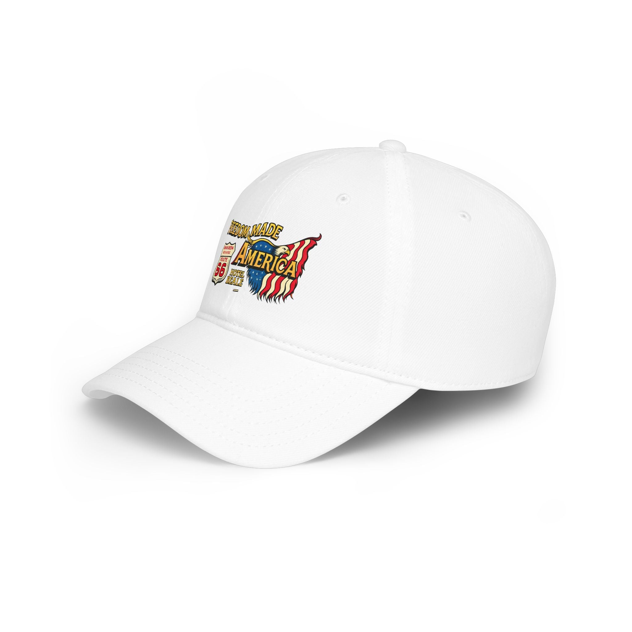 Freedom Made America Route 66 Flag Cap