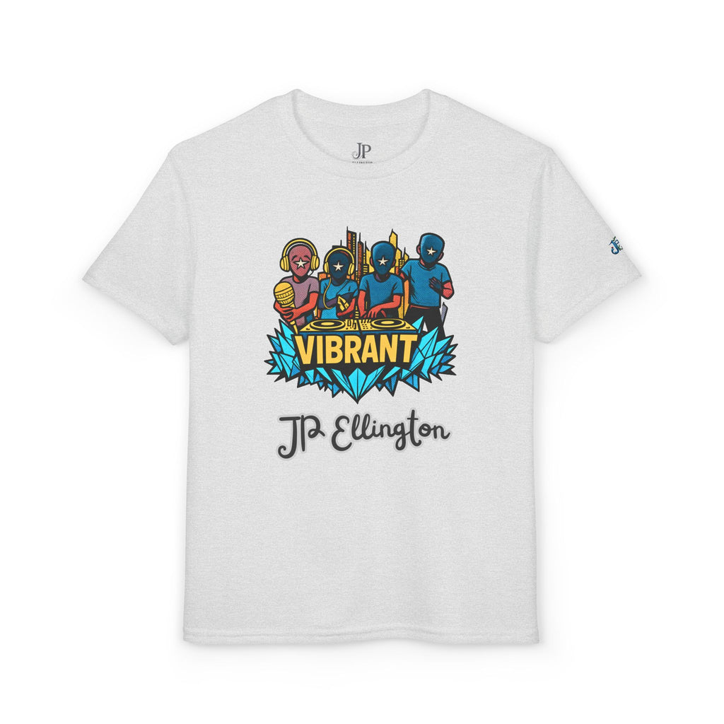 Vibrant Superhero Crew youth T-Shirt | Colorful Characters, JP Ellington Kids Edition