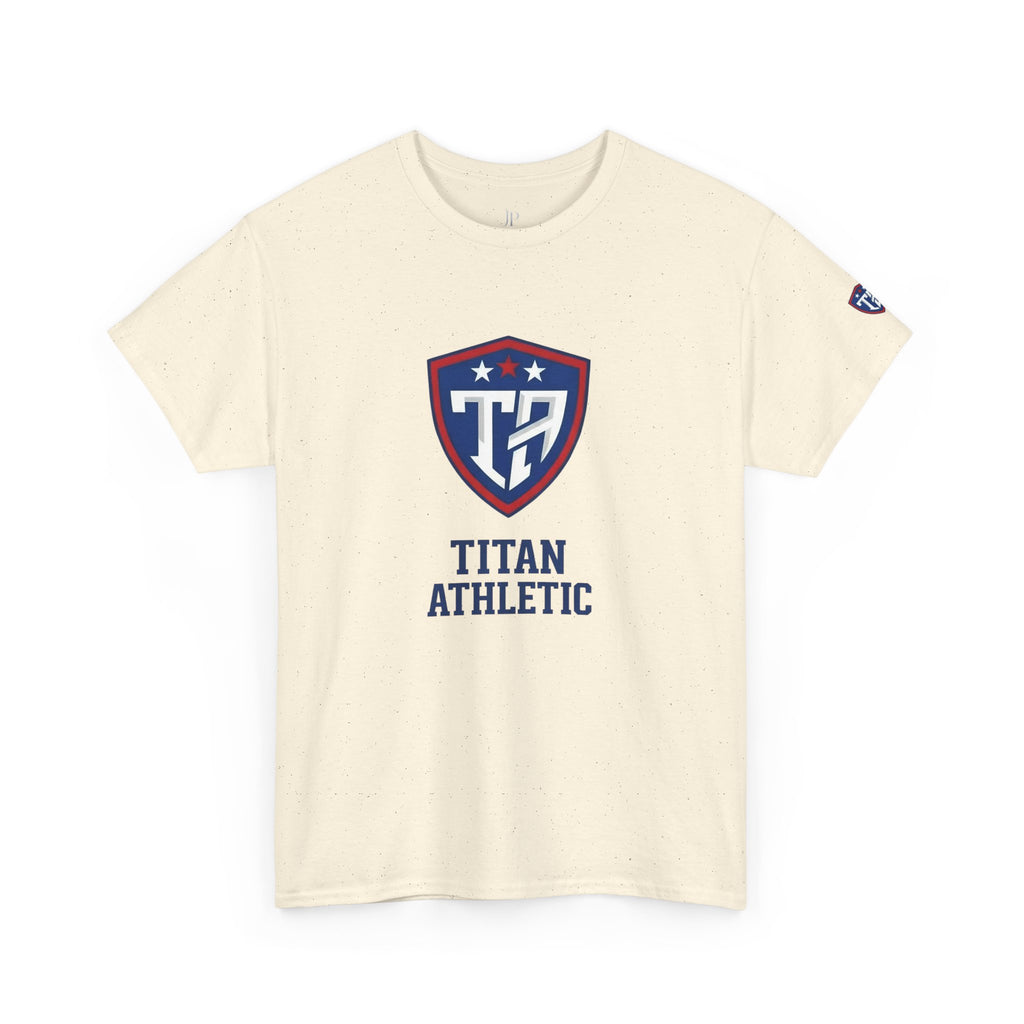 Titan Athleti Shield Tee | Sports Logo T-Shirt, School Team Apparel, JP Ellington