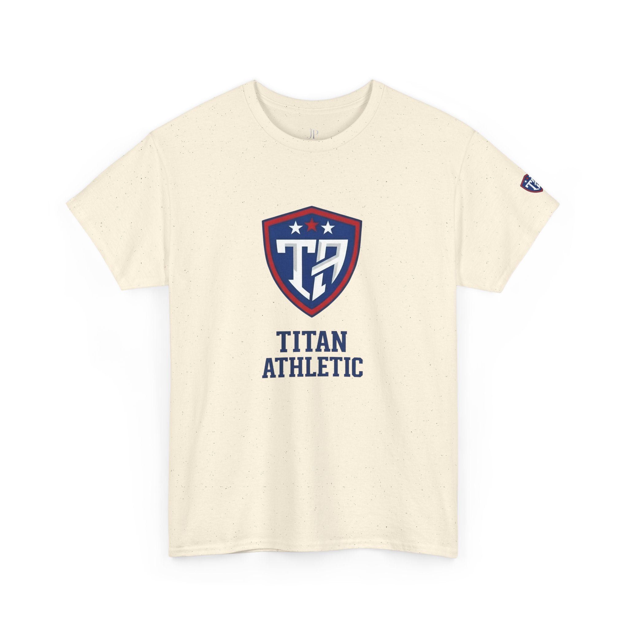 Titan Athleti Shield Tee | Sports Logo T-Shirt, School Team Apparel, JP Ellington