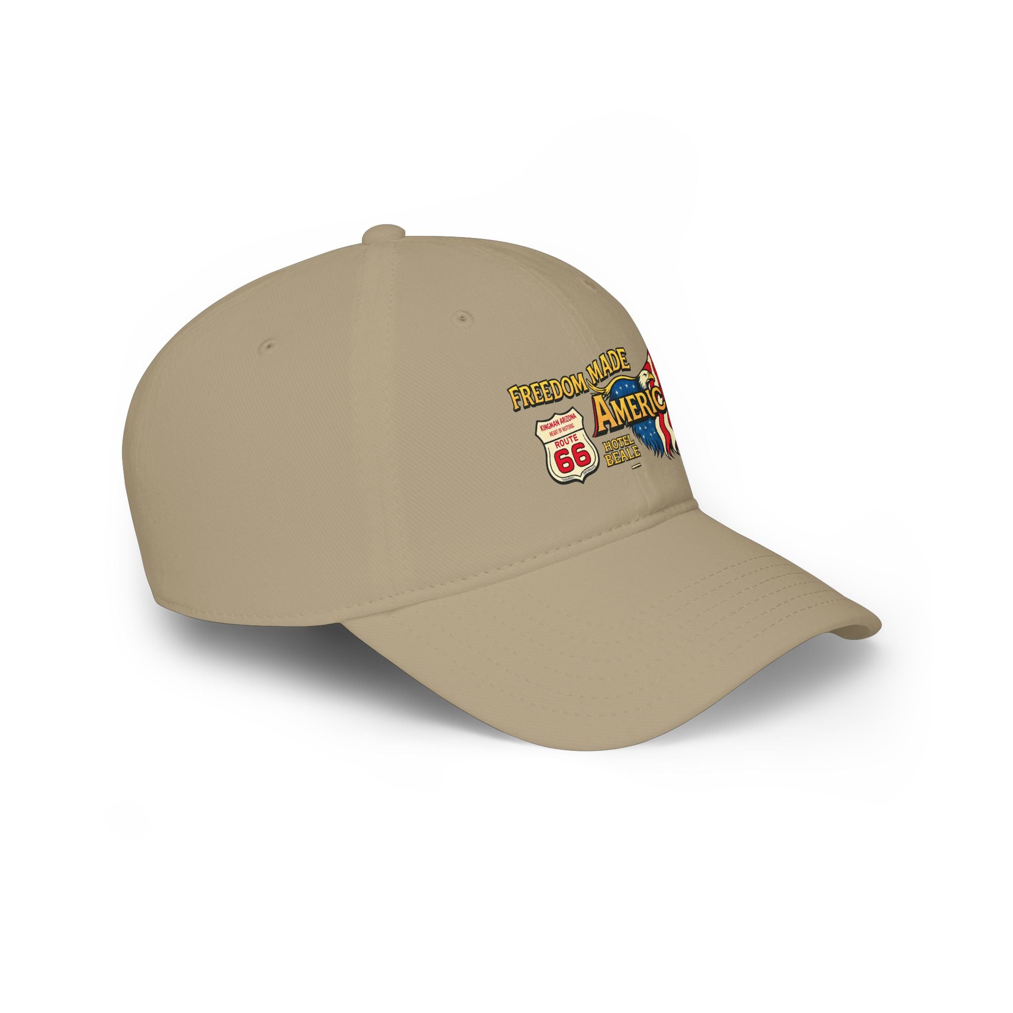 Freedom Made America Route 66 Flag Cap