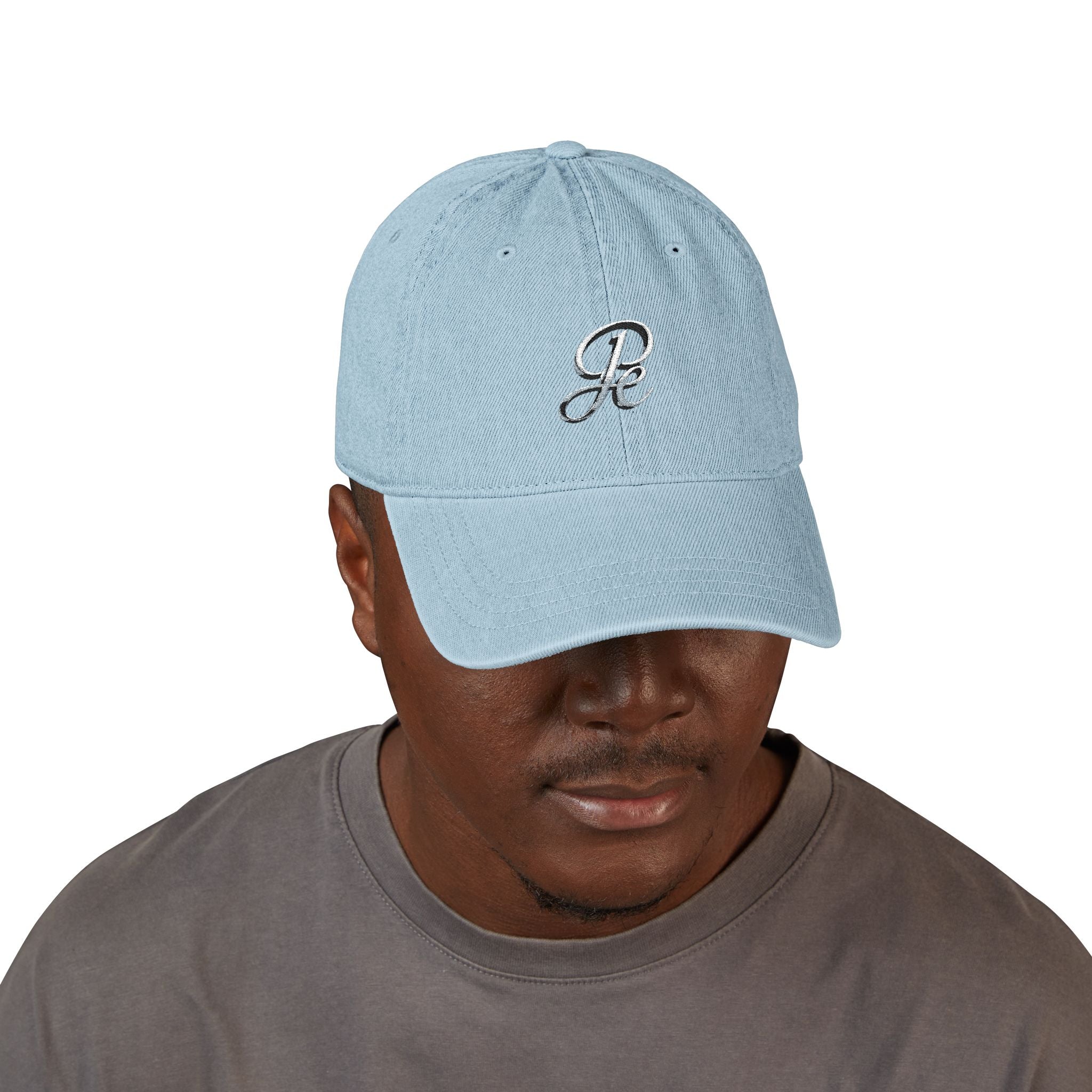 JP Ellington Denim Baseball Cap | Monogram Lettering