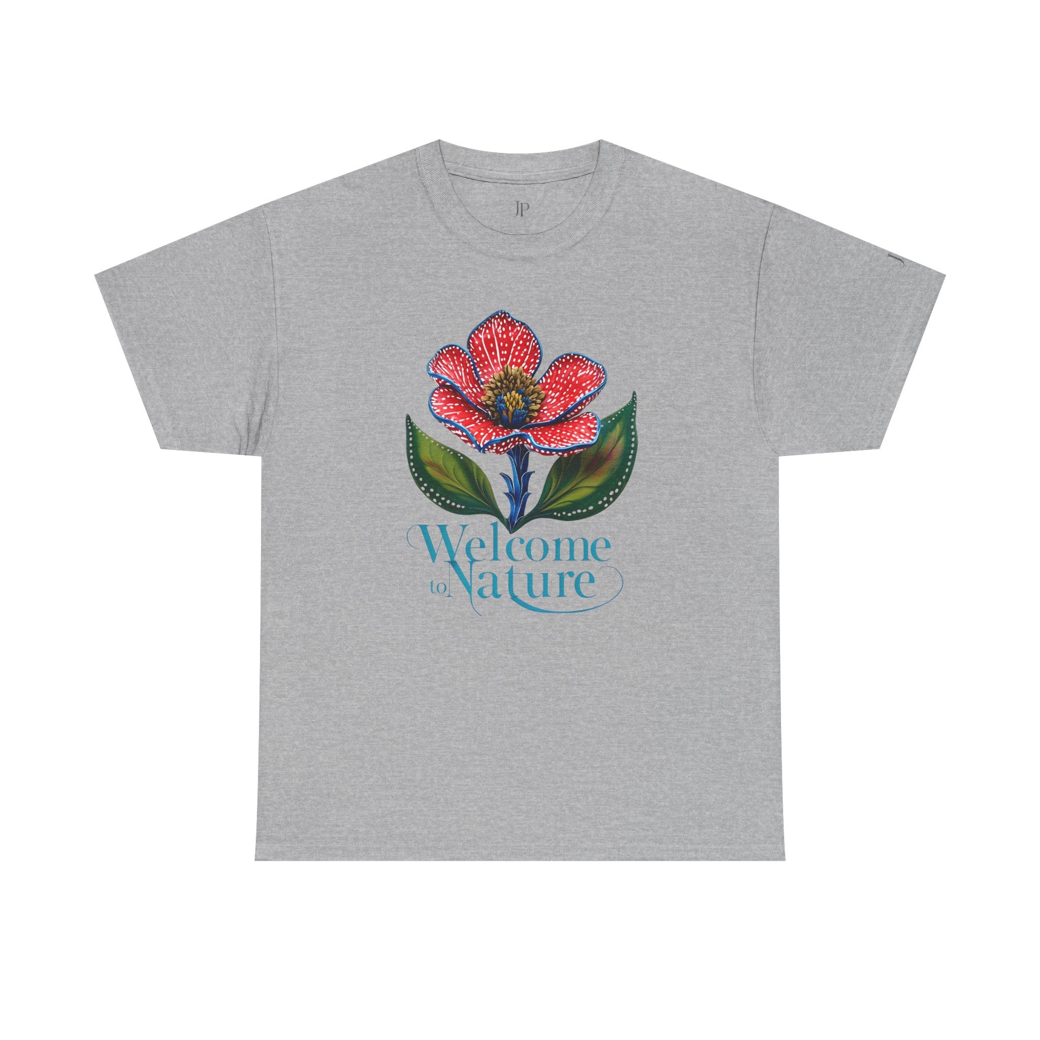 Willkommen zu Nature Floral Graphic Tee | Illustration Rote Blume, JP Ellington Edition