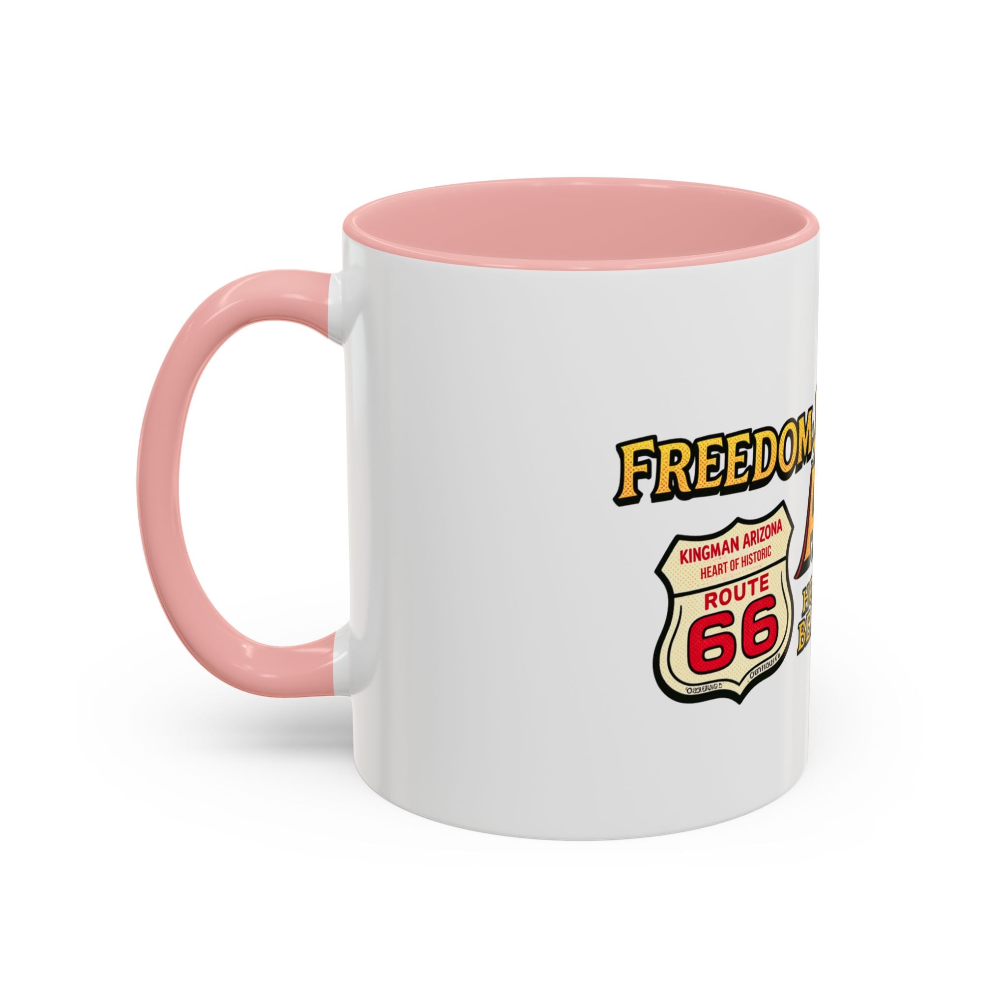 Freedom Made America Eagle Mug | Route 66 Americana Coffee Cup