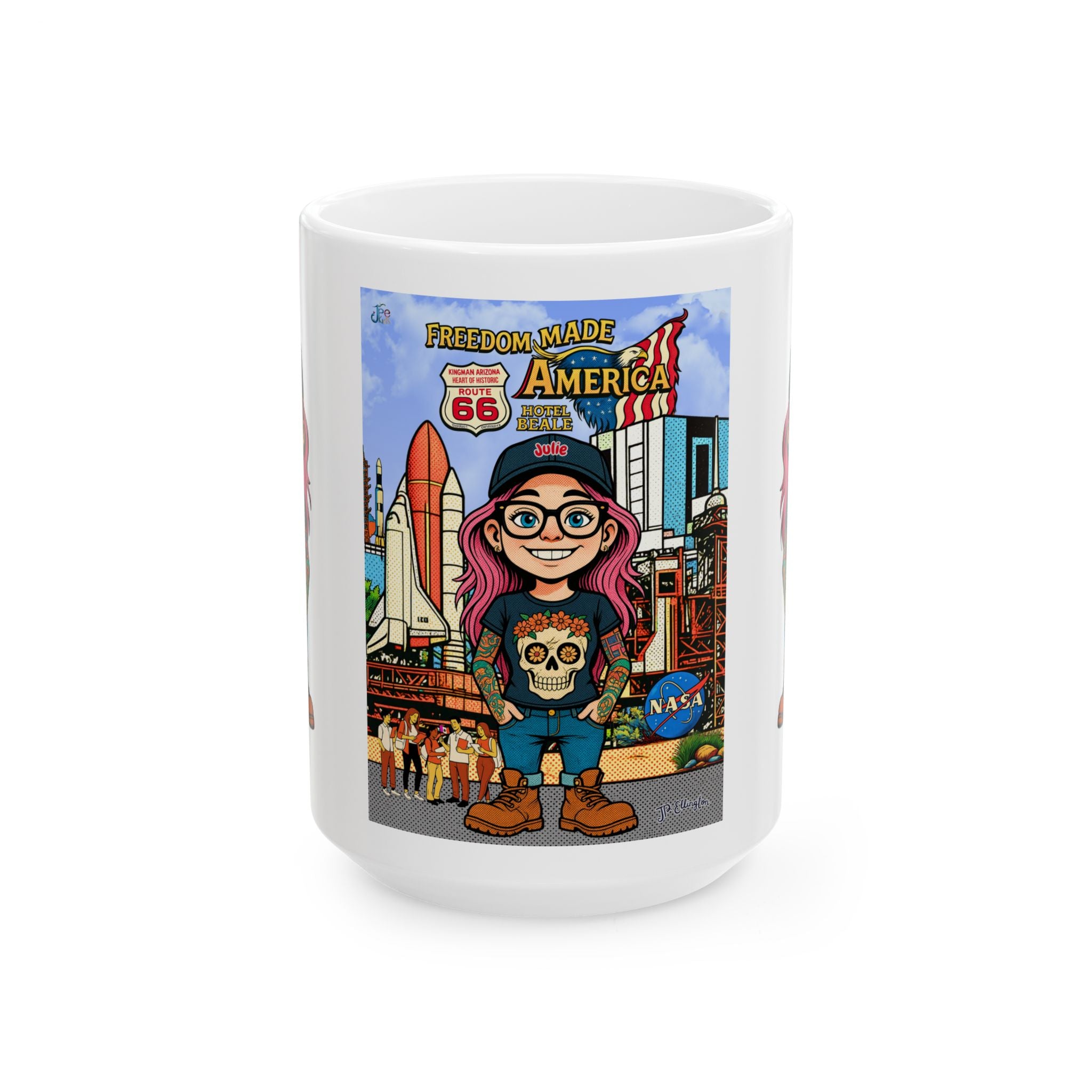 Freiheit Made America Tasse | USA Kaffeetasse, NASA Tasse, Florida Tasse,