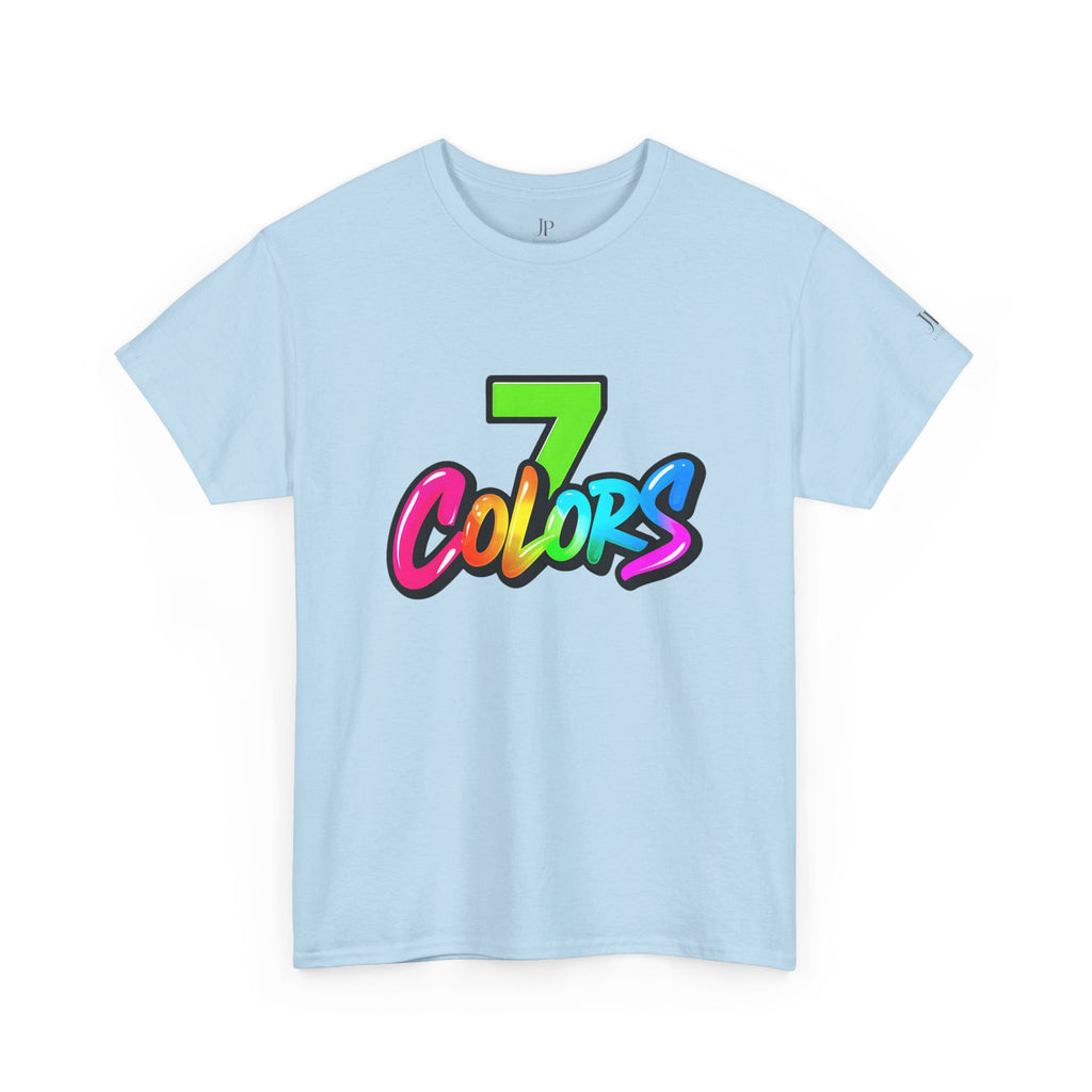Seven Colors Graphic Tee | Rainbow Script Logo T-Shirt, JP Ellington Edition
