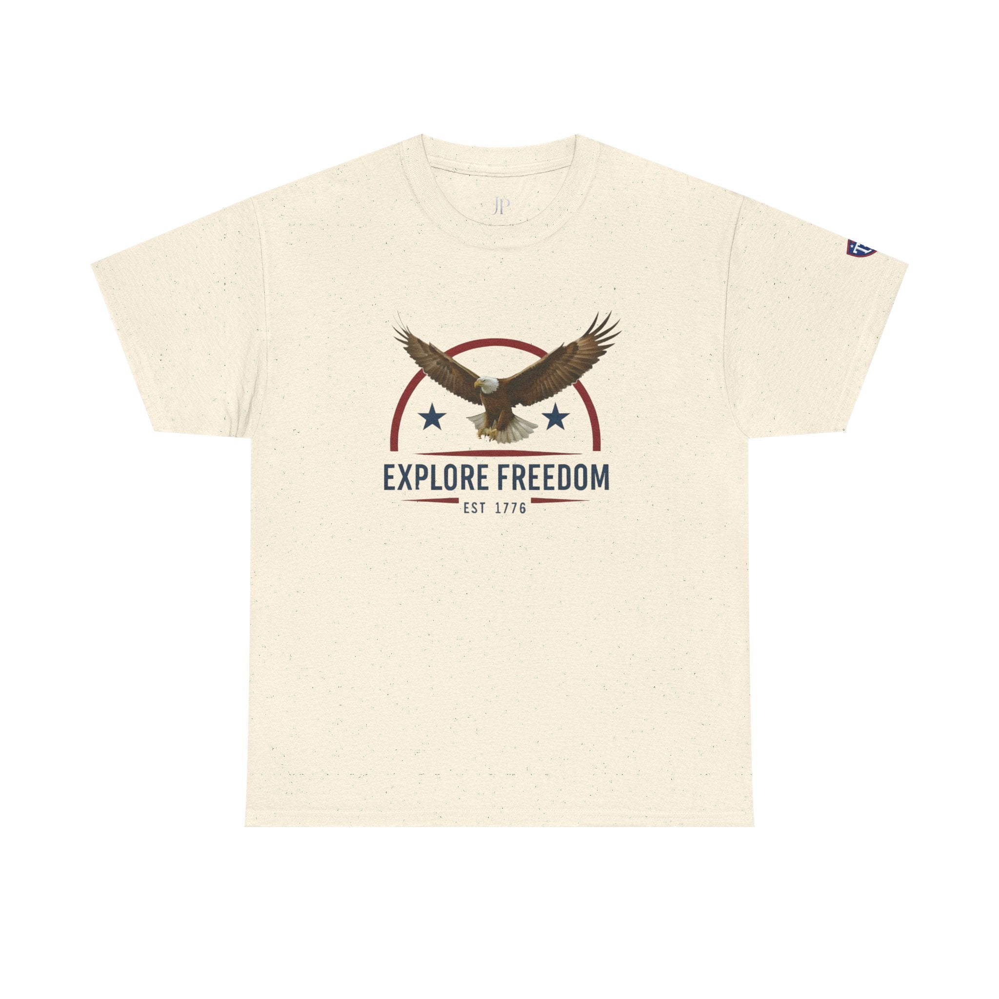 Explore Freedom Adler T-Shirt | Patriotisches Amerikanische Flagge Sterne T-Shirt, Titan Athletic, JP Ellington