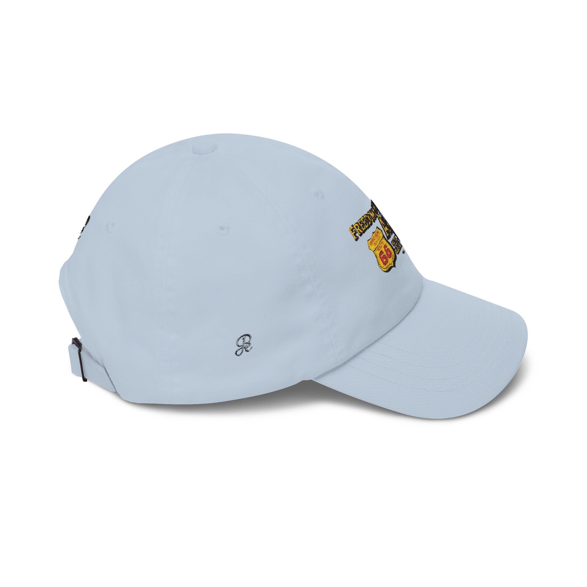 Freedom Made America Route 66 Map Dad Cap | Patriotic USA Flag Embroidered
