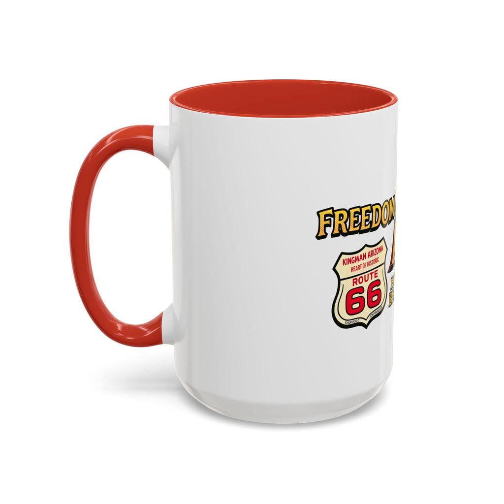 Freedom Made America Eagle Mug | Route 66 Americana Coffee Cup