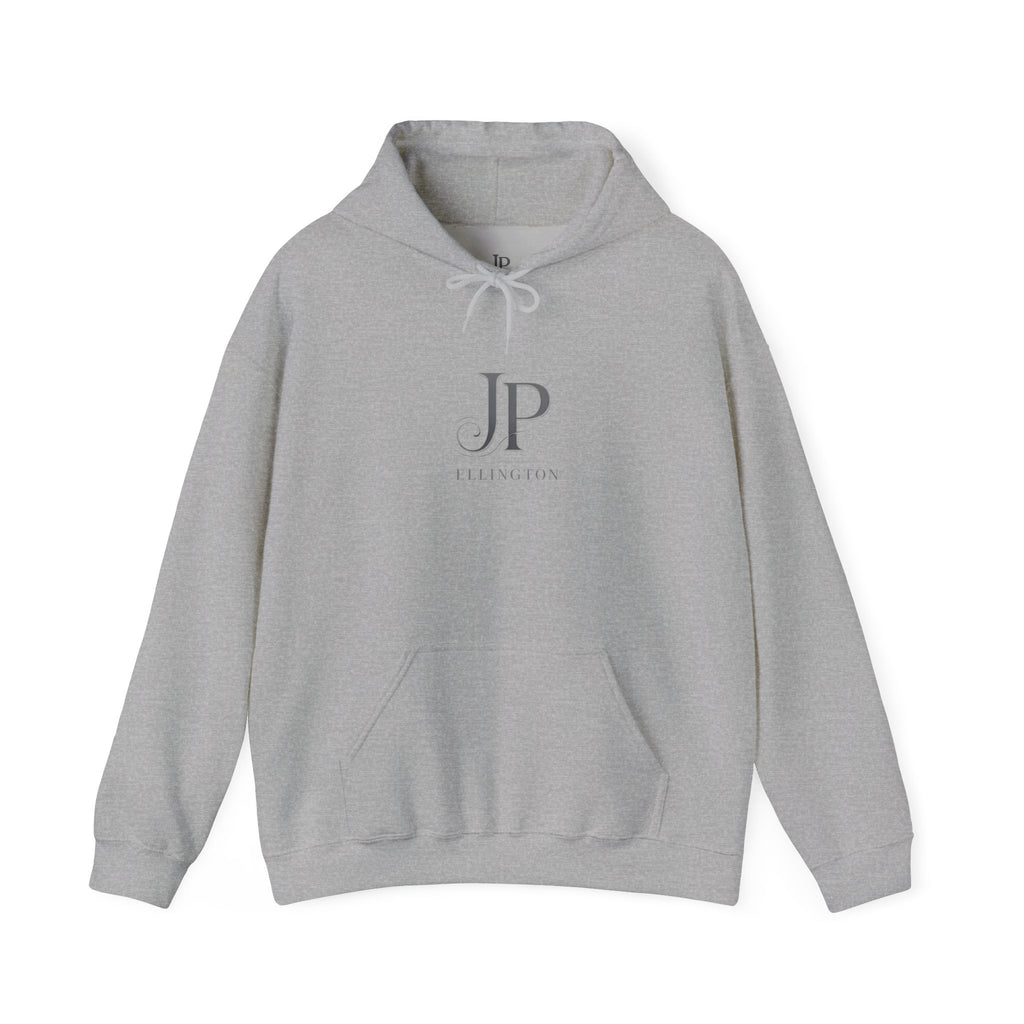 JP Monogram Minimalist Hoodie | Initials Logo Sweatshirt