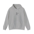 JP Monogram Minimalist Hoodie | Initials Logo Sweatshirt