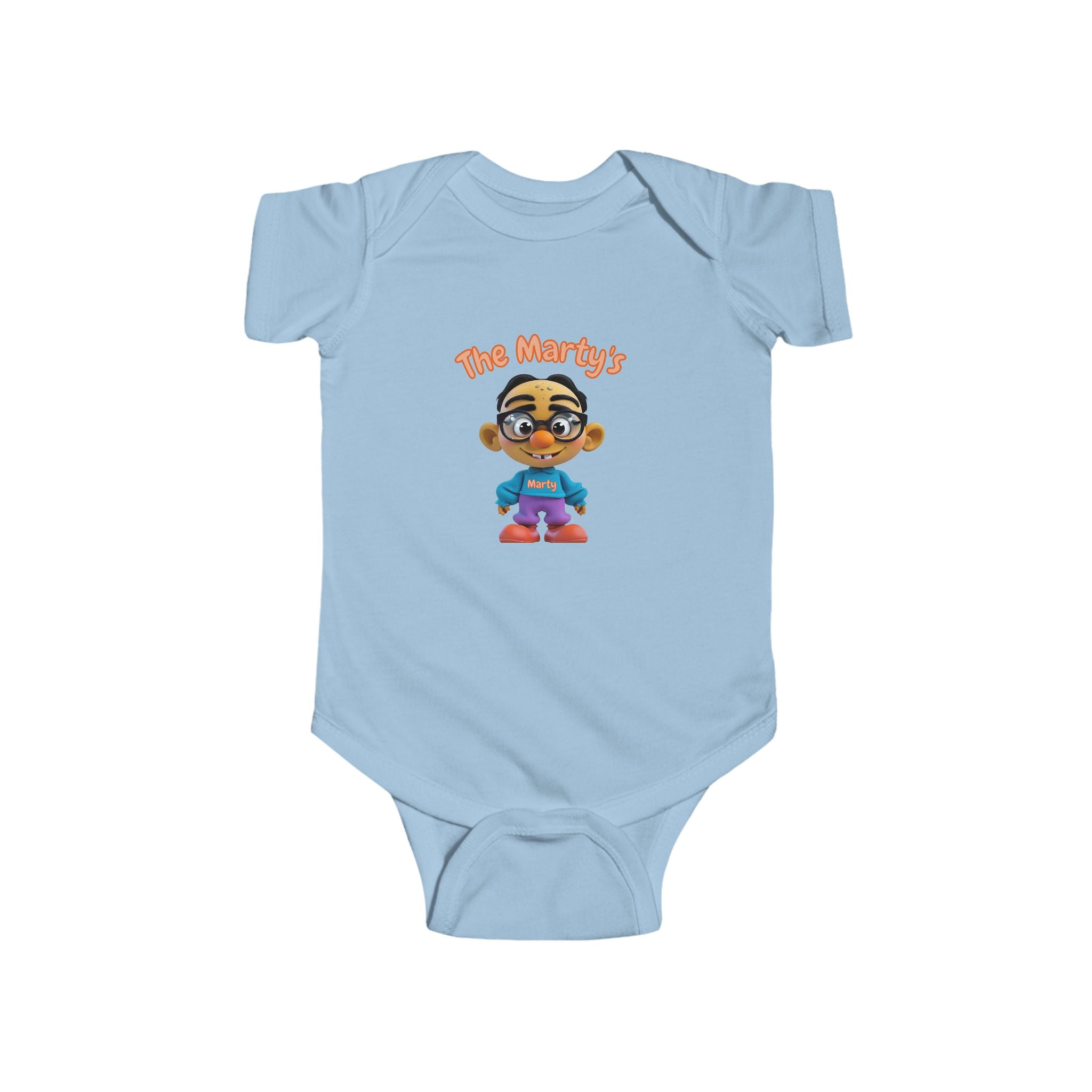 Martys Body mit Cartoon-Design, süßes Baby-Outfit, JPE Kinder-Body, Kinderbekleidung, Neugeborenenkleidung, Geburtstagsgeschenk