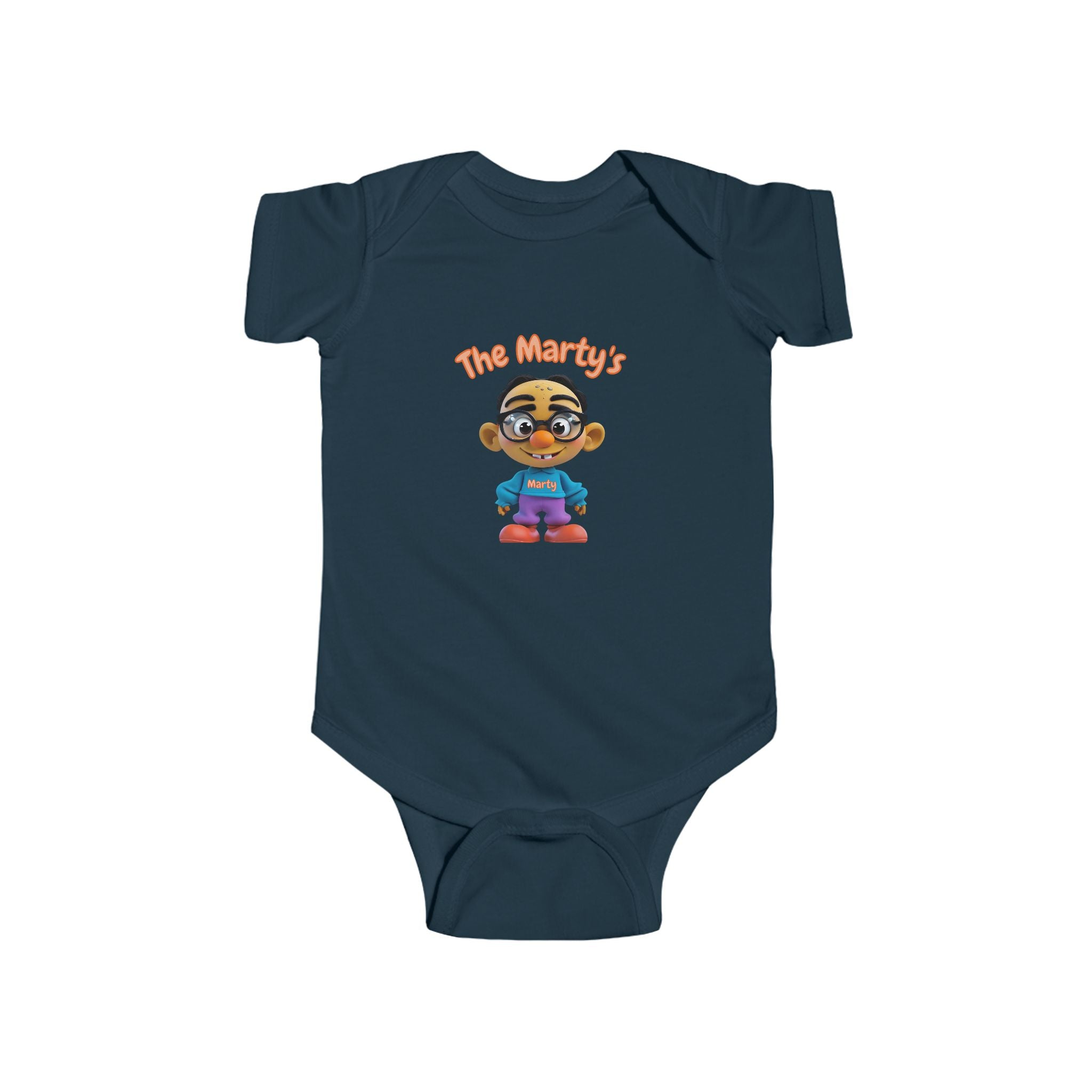 Martys Body mit Cartoon-Design, süßes Baby-Outfit, JPE Kinder-Body, Kinderbekleidung, Neugeborenenkleidung, Geburtstagsgeschenk