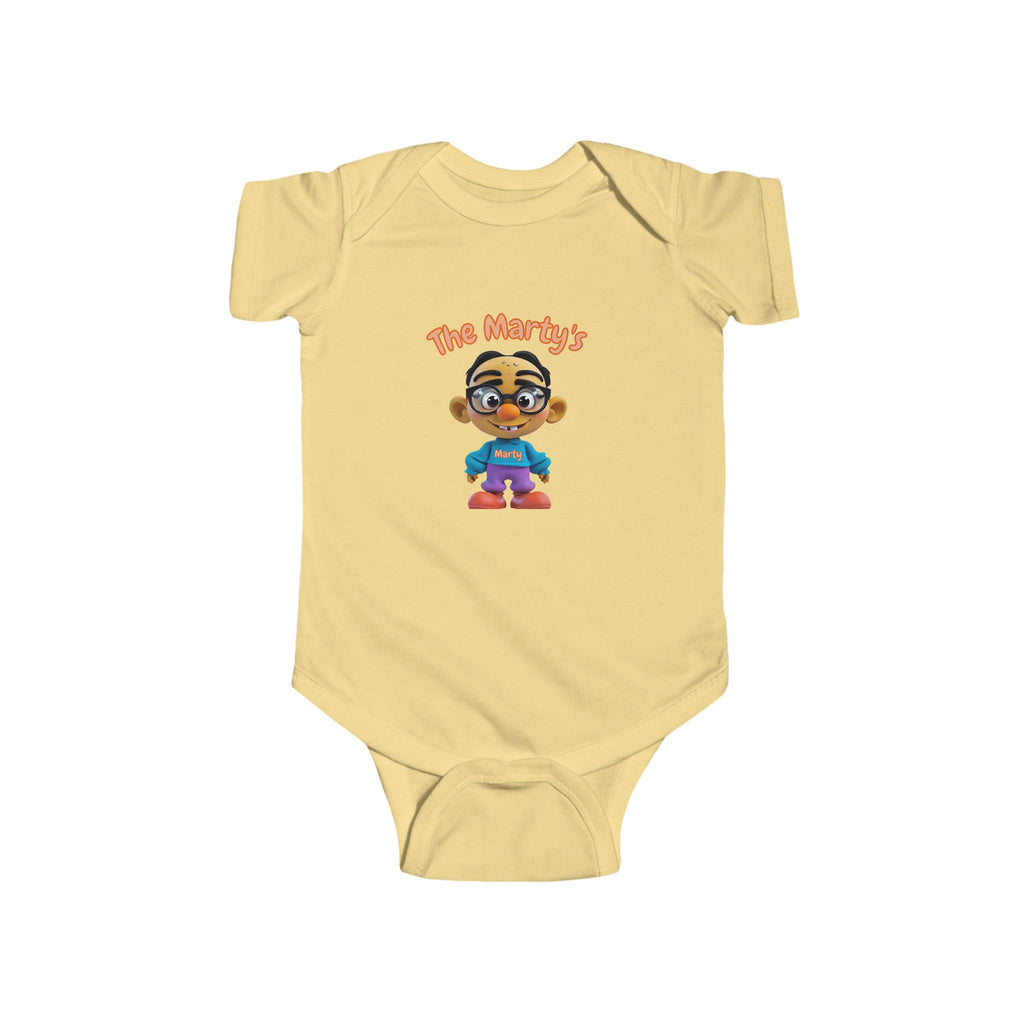 The Martys Bodysuit with Cartoon Design, Cute Baby Outfit, JPE Kids bodysuit, Kid's Apparel, Newborn Clothes, Birthday Gift