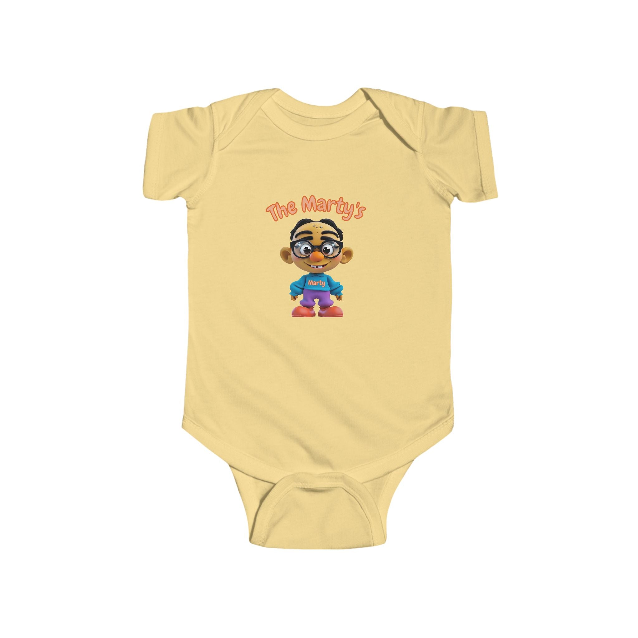 The Martys Bodysuit with Cartoon Design, Cute Baby Outfit, JPE Kids bodysuit, Kid's Apparel, Newborn Clothes, Birthday Gift