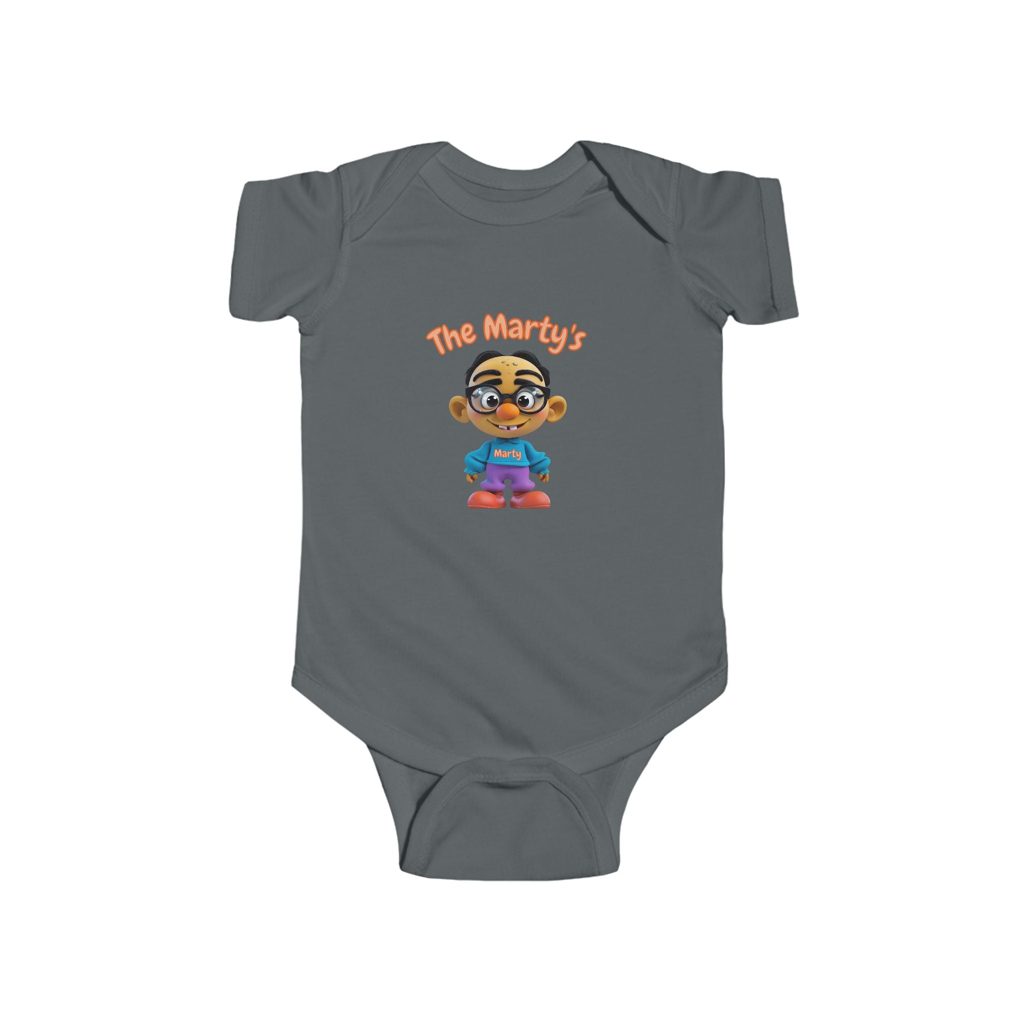 Martys Body mit Cartoon-Design, süßes Baby-Outfit, JPE Kinder-Body, Kinderbekleidung, Neugeborenenkleidung, Geburtstagsgeschenk