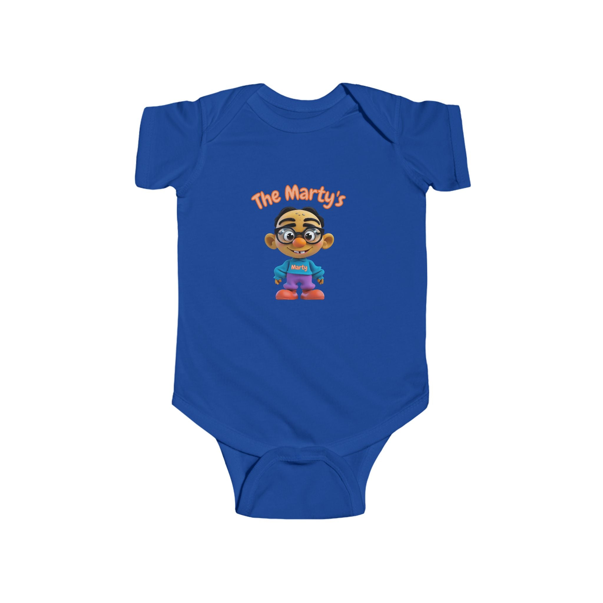 Martys Body mit Cartoon-Design, süßes Baby-Outfit, JPE Kinder-Body, Kinderbekleidung, Neugeborenenkleidung, Geburtstagsgeschenk