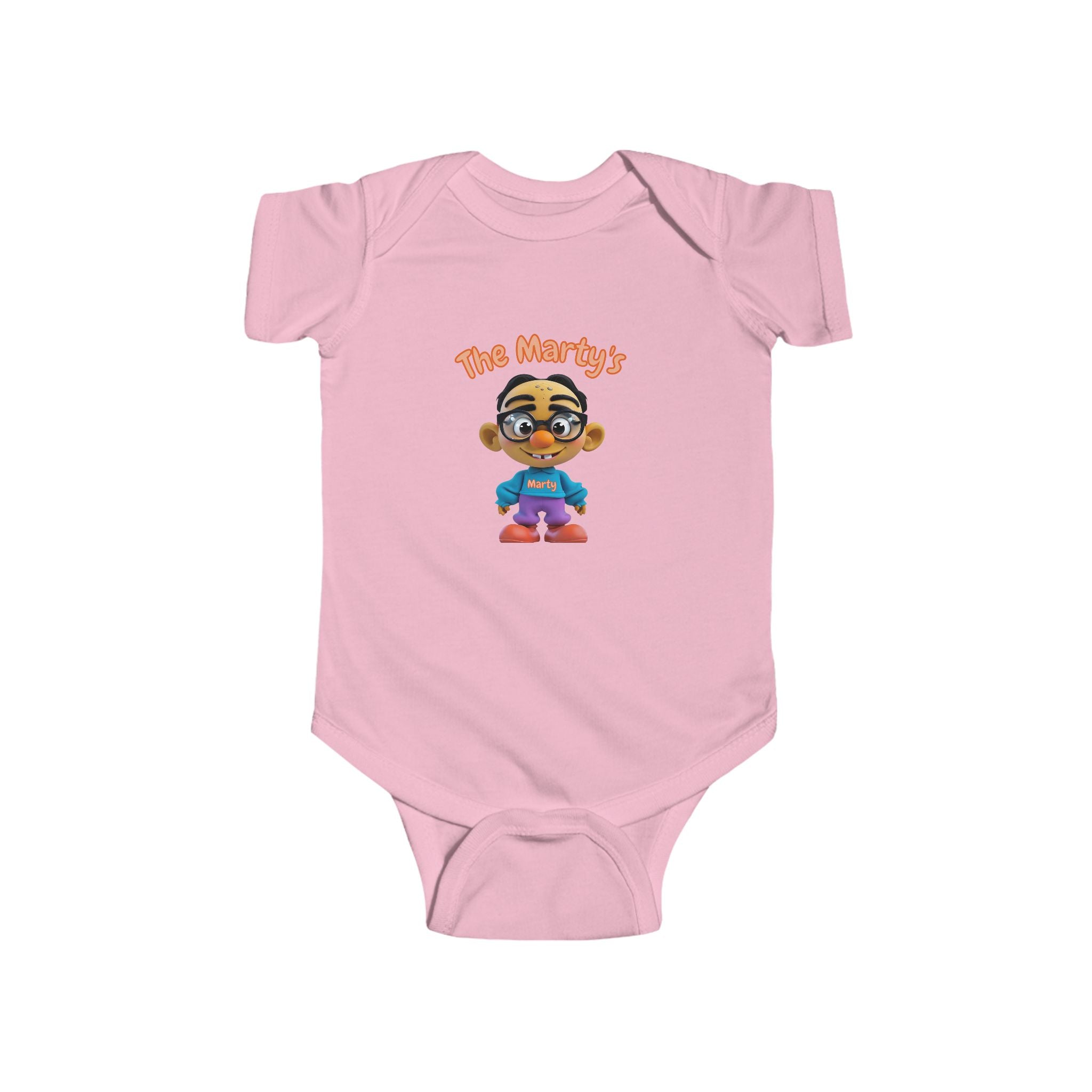 Martys Body mit Cartoon-Design, süßes Baby-Outfit, JPE Kinder-Body, Kinderbekleidung, Neugeborenenkleidung, Geburtstagsgeschenk