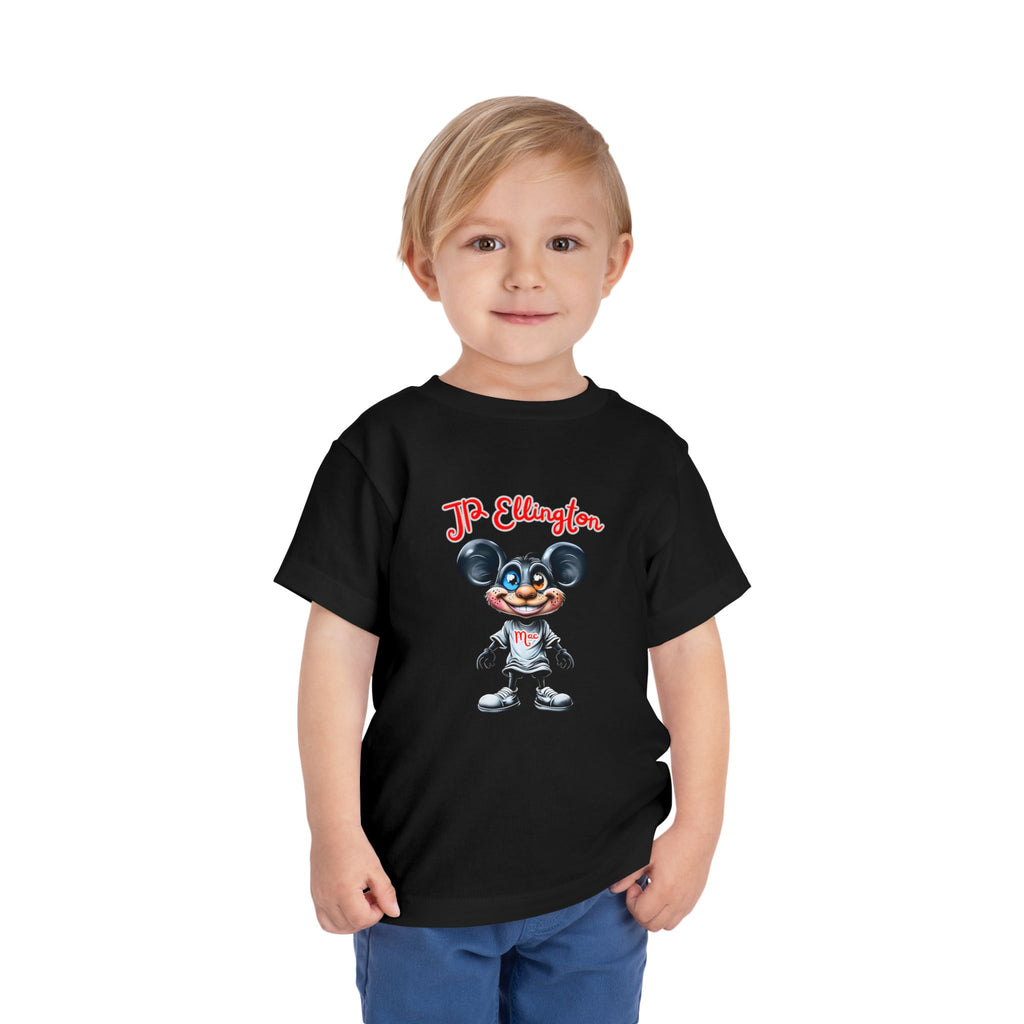 JP Ellington Cartoon Mouse Character T-Shirt | Vintage Style Mouse Illustration