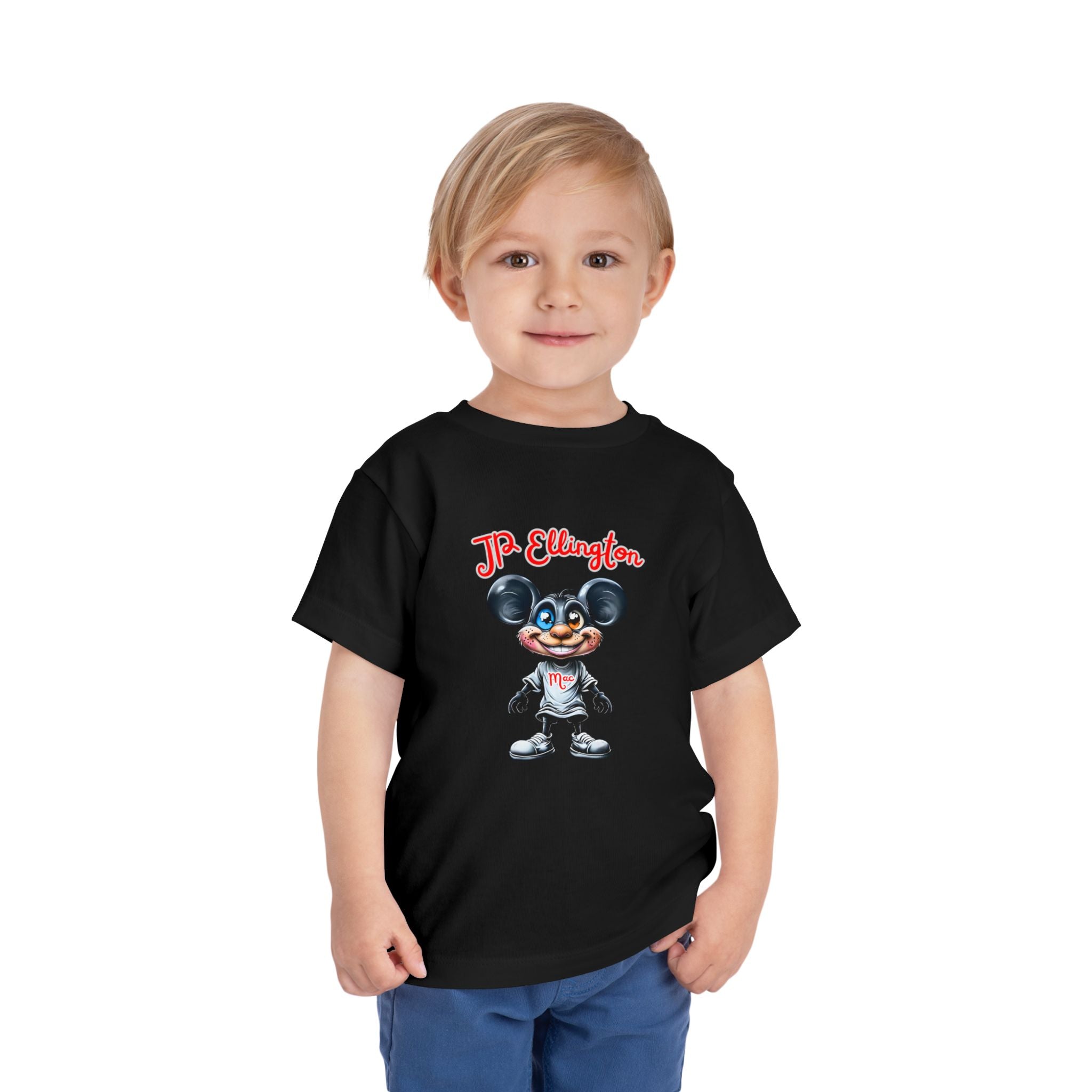 JP Ellington Cartoon Mouse Character T-Shirt | Vintage Style Mouse Illustration