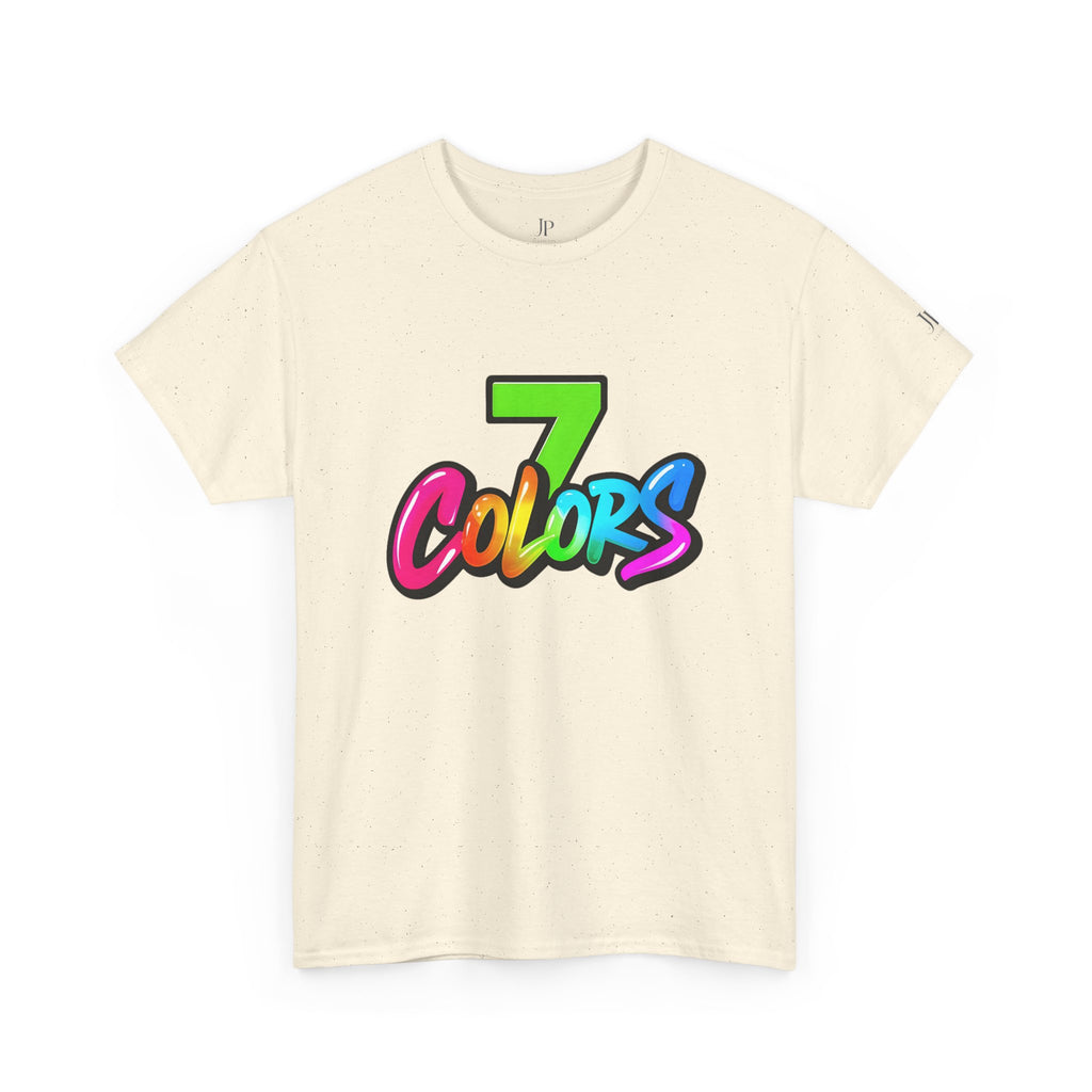 Seven Colors Graphic Tee | Rainbow Script Logo T-Shirt, JP Ellington Edition