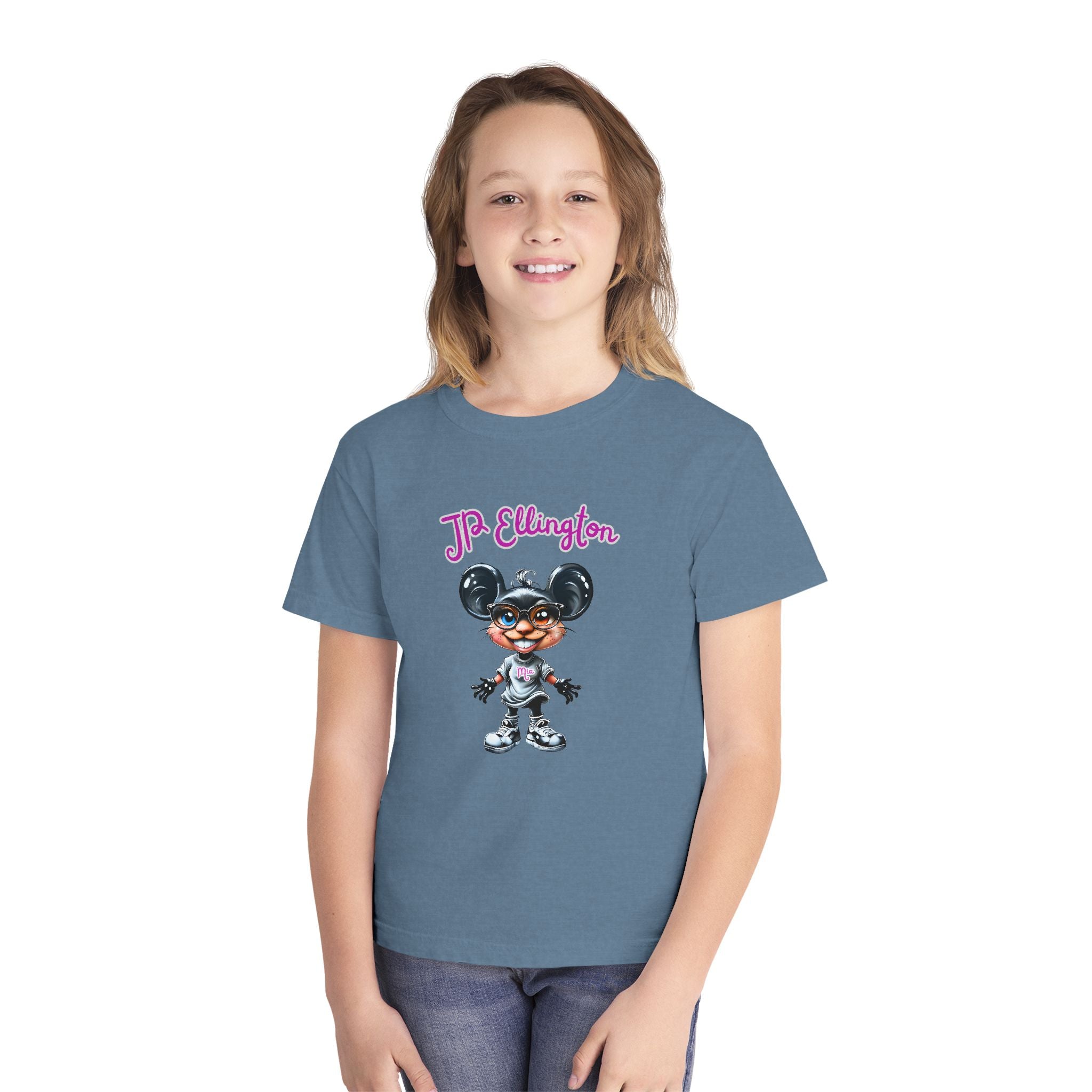 JP Ellington Mouse Character Tee | Cute Cartoon Kid Shirt