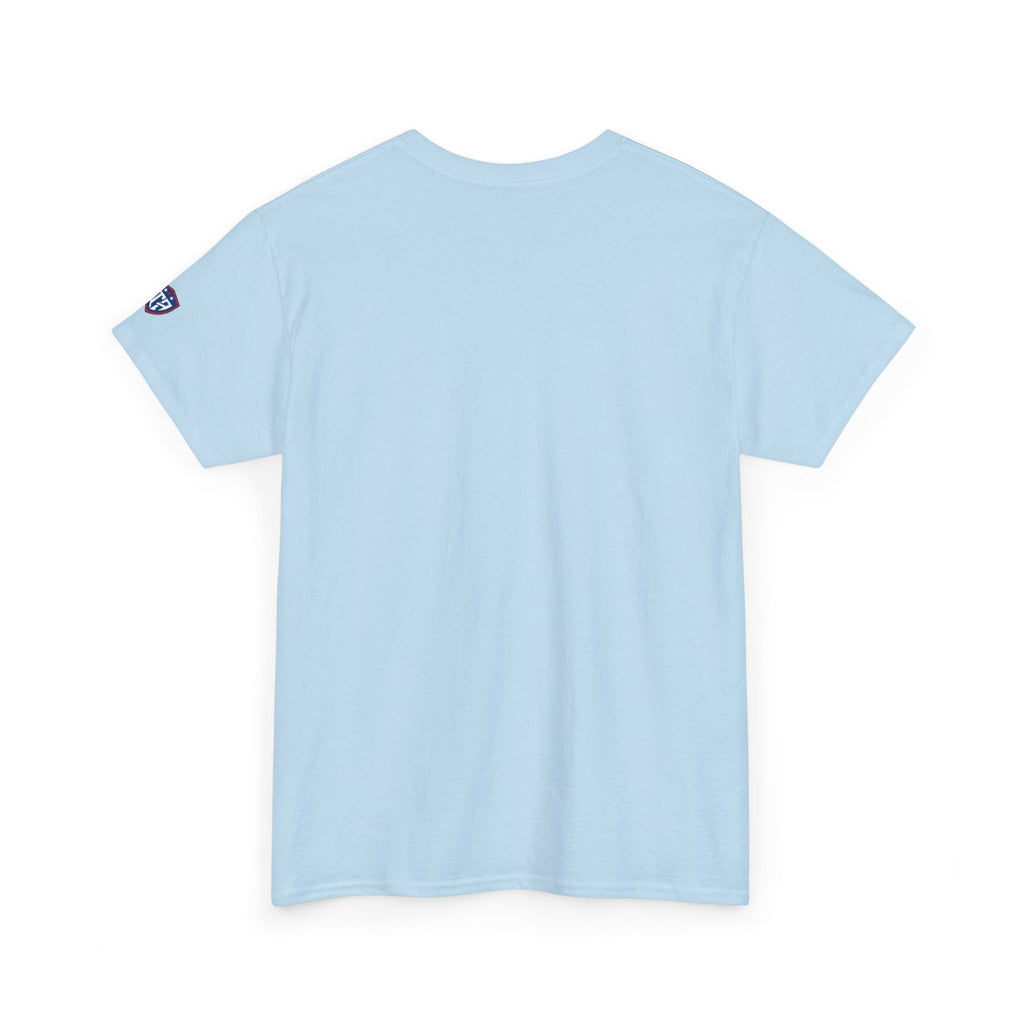 Tough Attack Tee | Sports Slogan, Retro College Lettering, Titan Athletic, JP Ellington