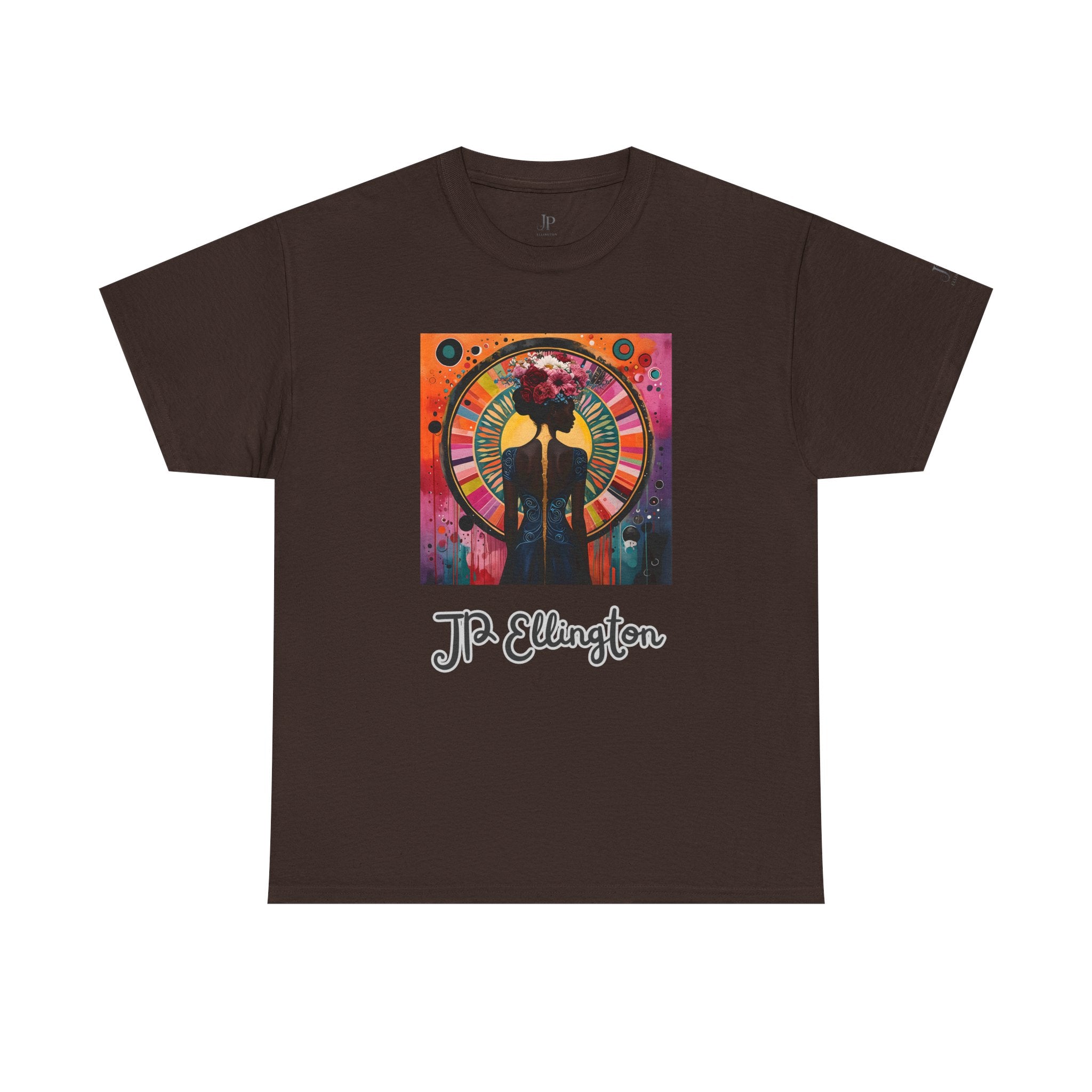 Jazz Portrait Clock design T-Shirt | J.P. Ellington script