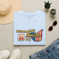 Freedom Made America T-Shirt | Route 66 Flag Graphic