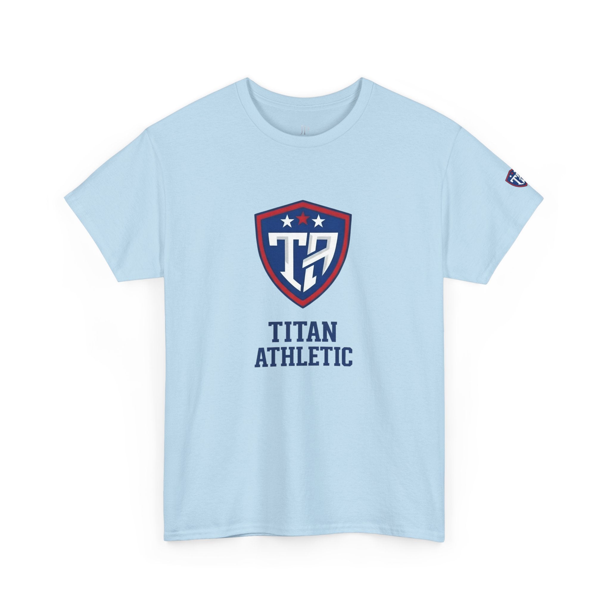 Titan Athleti Shield Tee | Sports Logo T-Shirt, School Team Apparel, JP Ellington