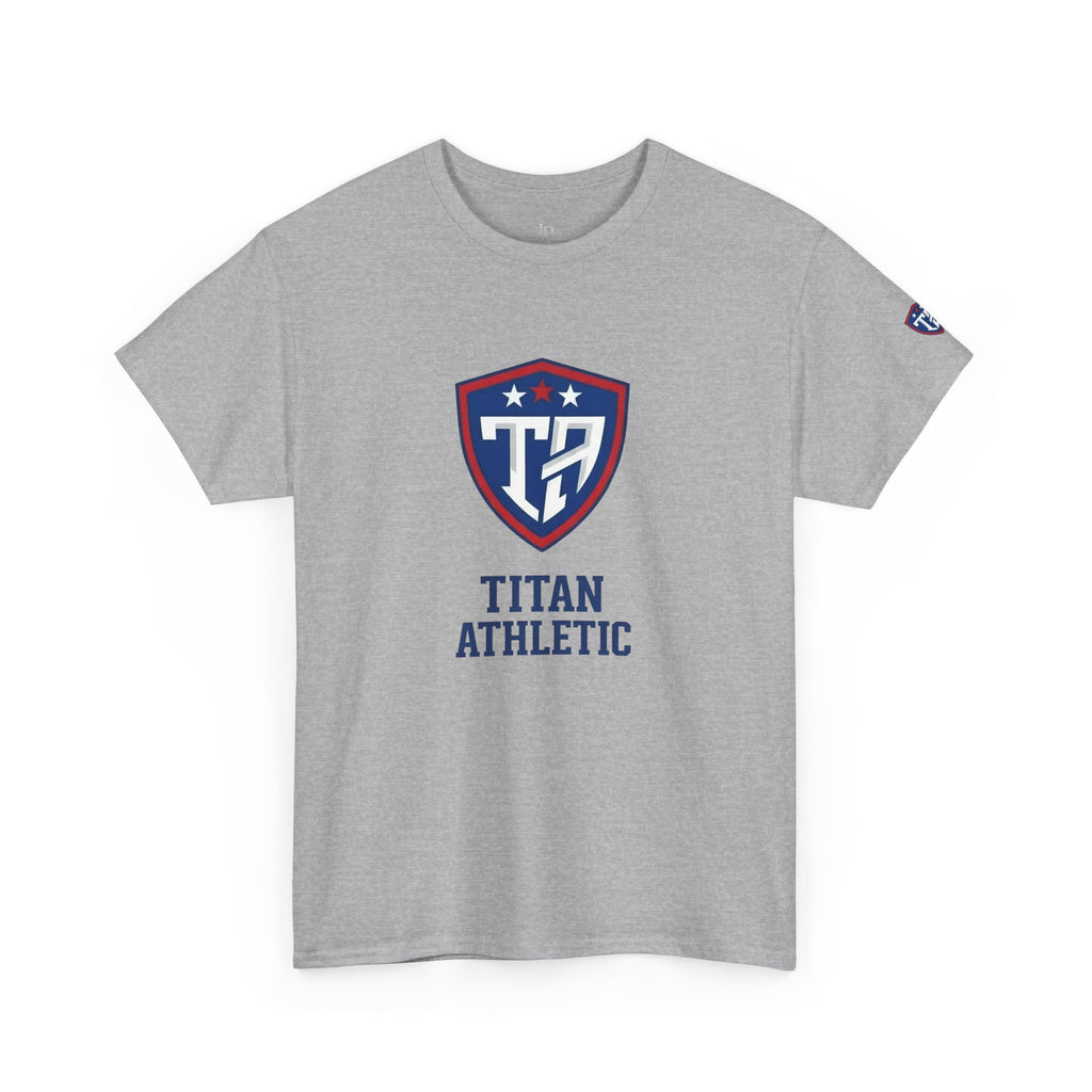 Titan Athleti Shield Tee | Sports Logo T-Shirt, School Team Apparel, JP Ellington