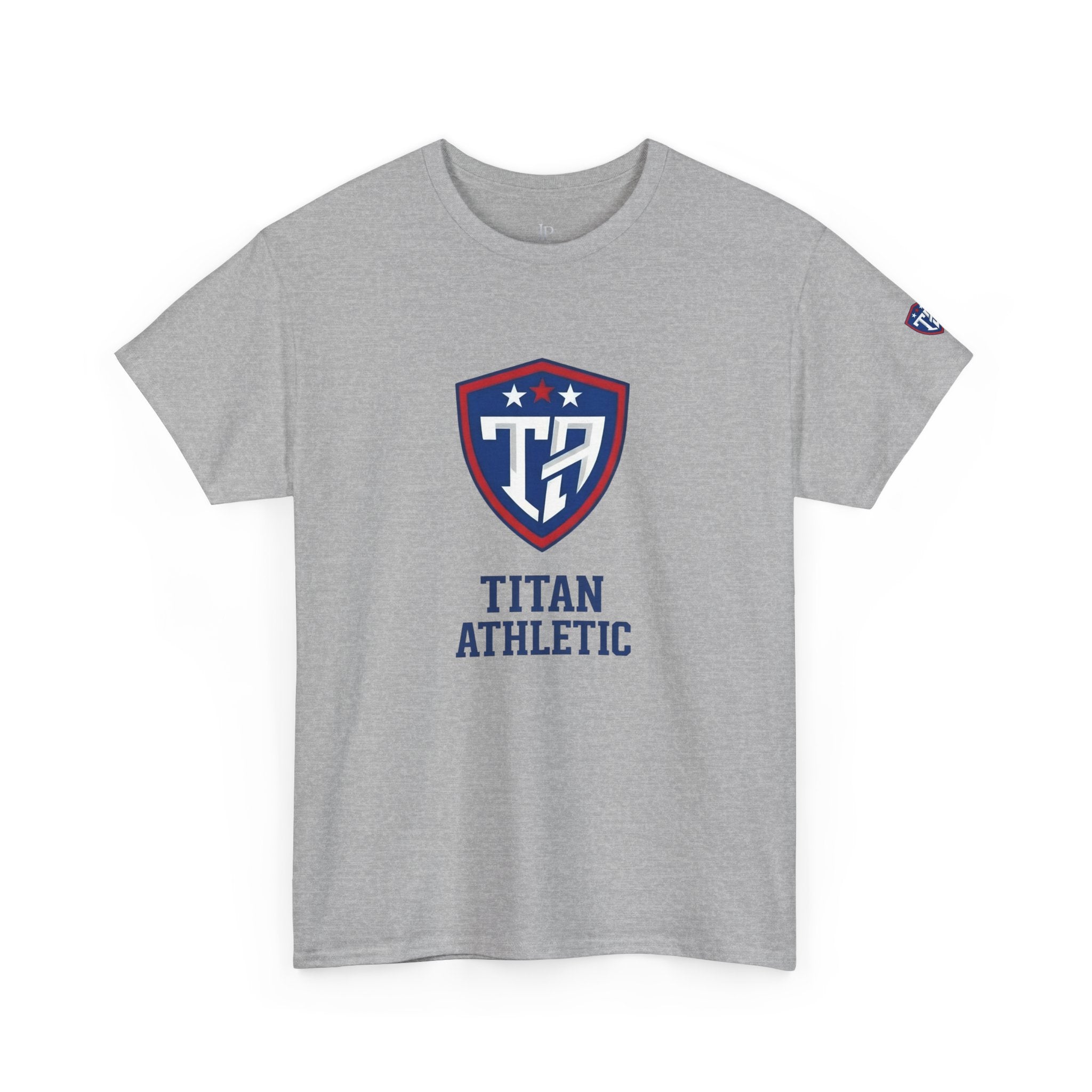 Titan Athleti Shield Tee | Sports Logo T-Shirt, School Team Apparel, JP Ellington