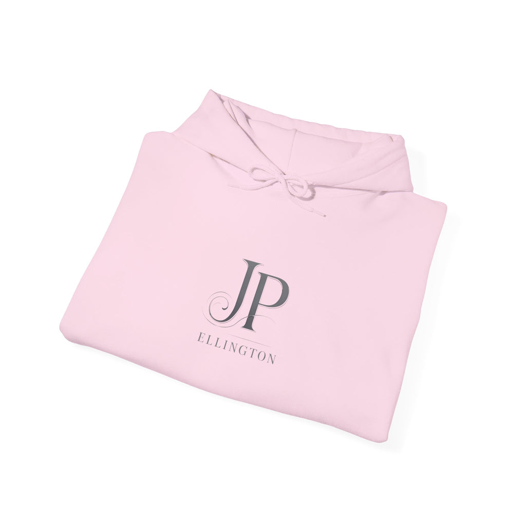 JP Monogram Minimalist Hoodie | Initials Logo Sweatshirt