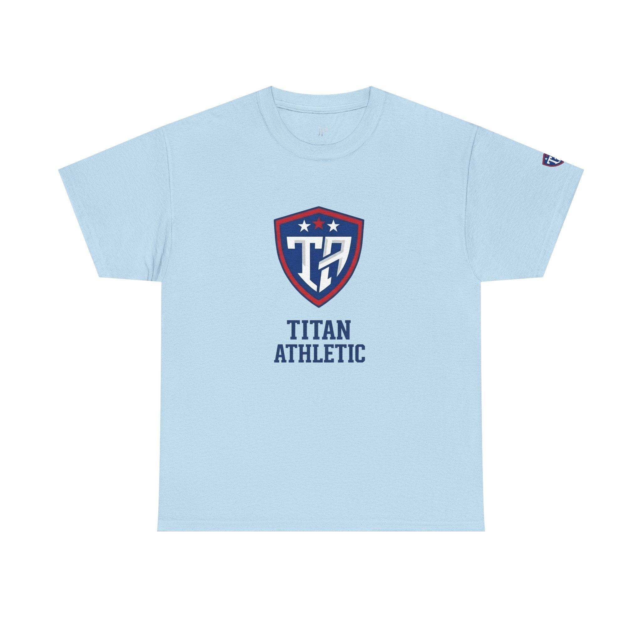 Titan Athleti Shield Tee | Sports Logo T-Shirt, School Team Apparel, JP Ellington
