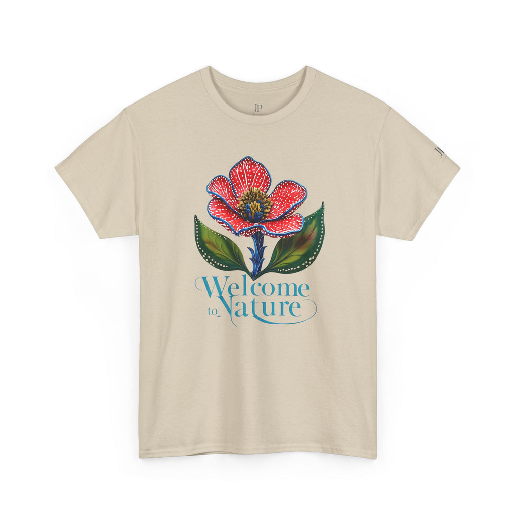 Welcome to Nature Floral Graphic Tee | Red Flower Illustration, JP Ellington Edition