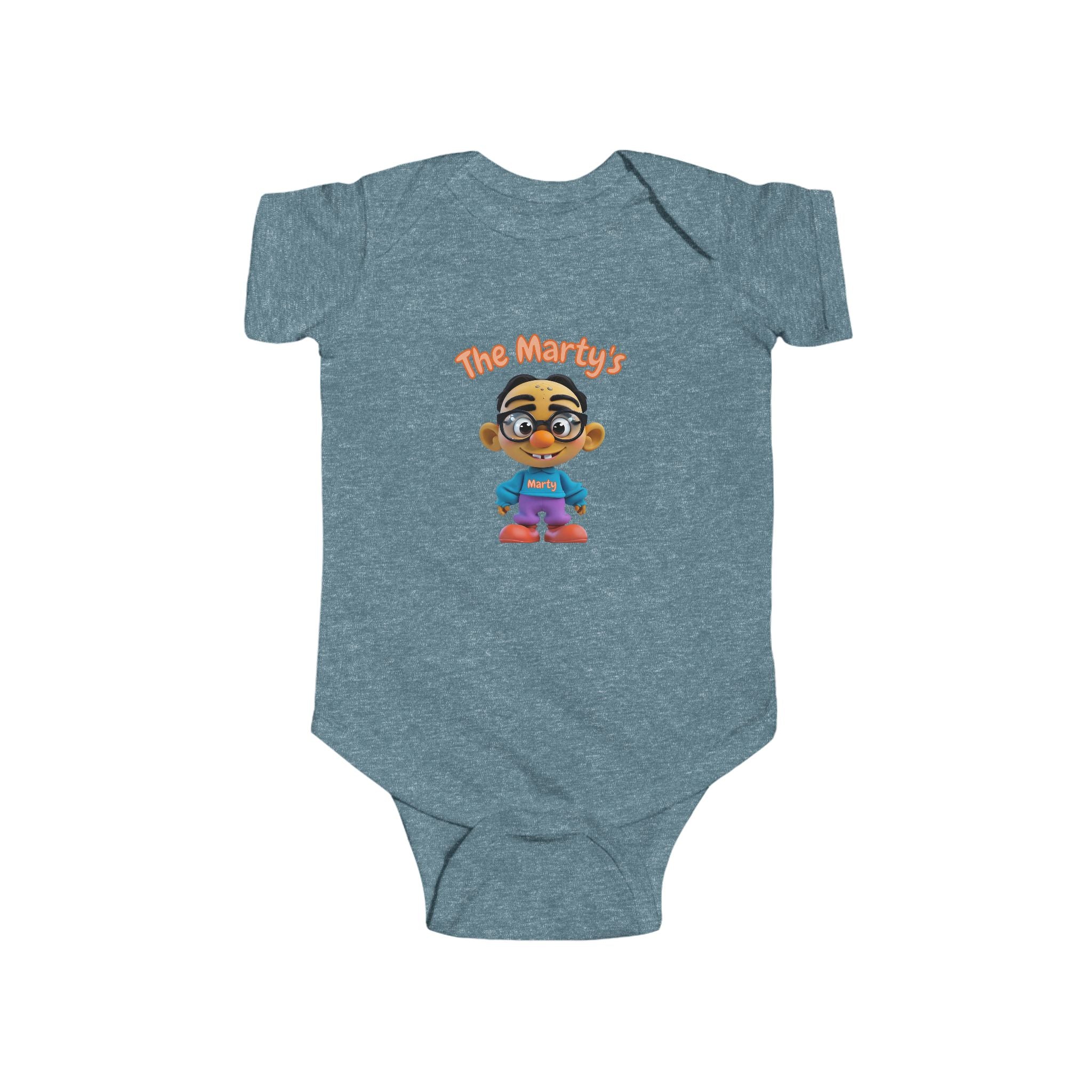 Martys Body mit Cartoon-Design, süßes Baby-Outfit, JPE Kinder-Body, Kinderbekleidung, Neugeborenenkleidung, Geburtstagsgeschenk