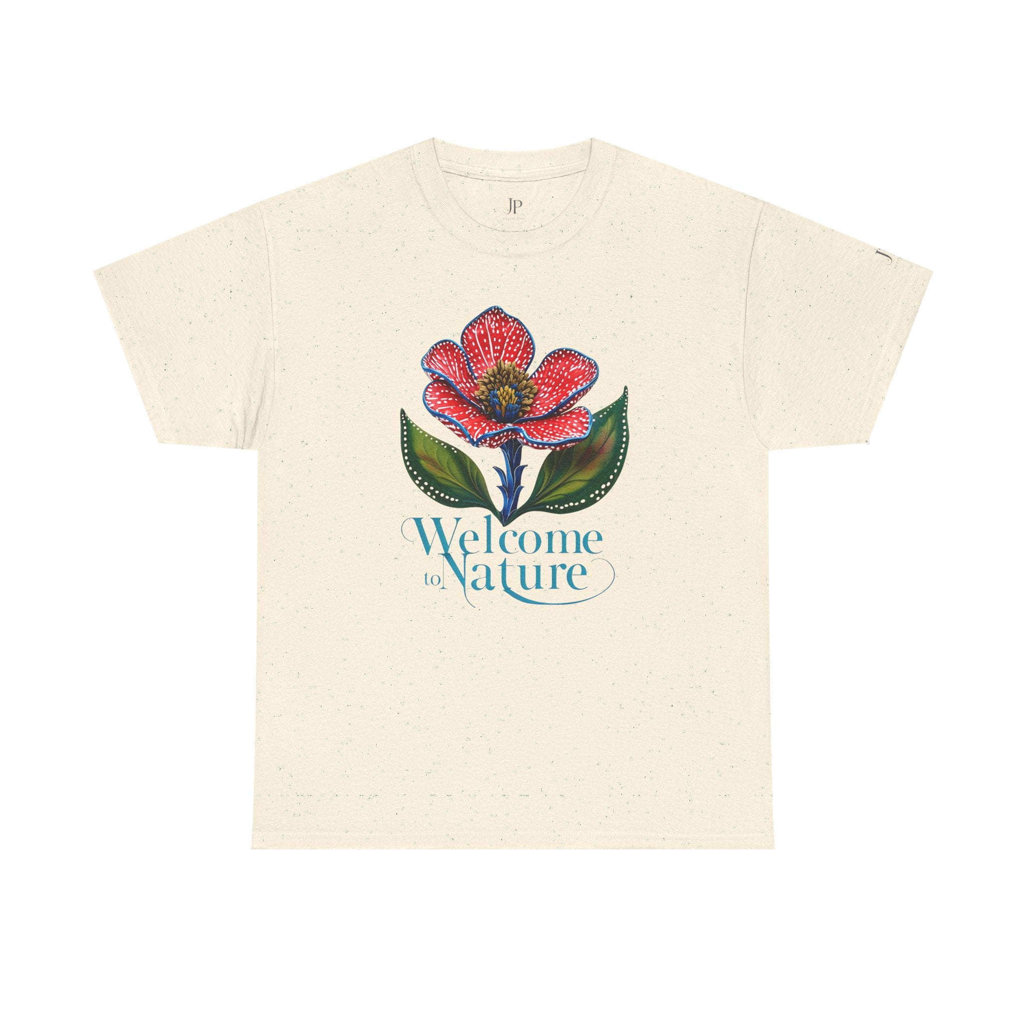 Willkommen zu Nature Floral Graphic Tee | Illustration Rote Blume, JP Ellington Edition