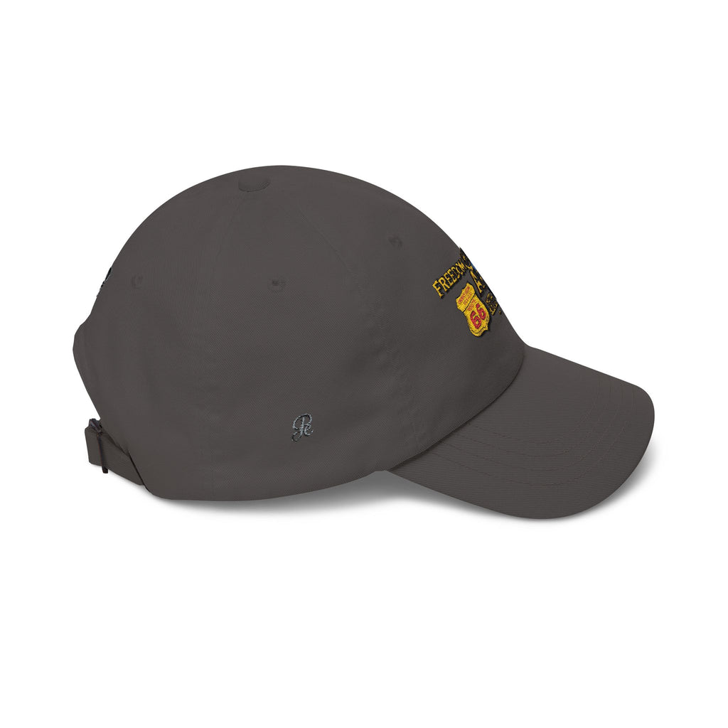 Freedom Made America Route 66 Map Dad Cap | Patriotic USA Flag Embroidered