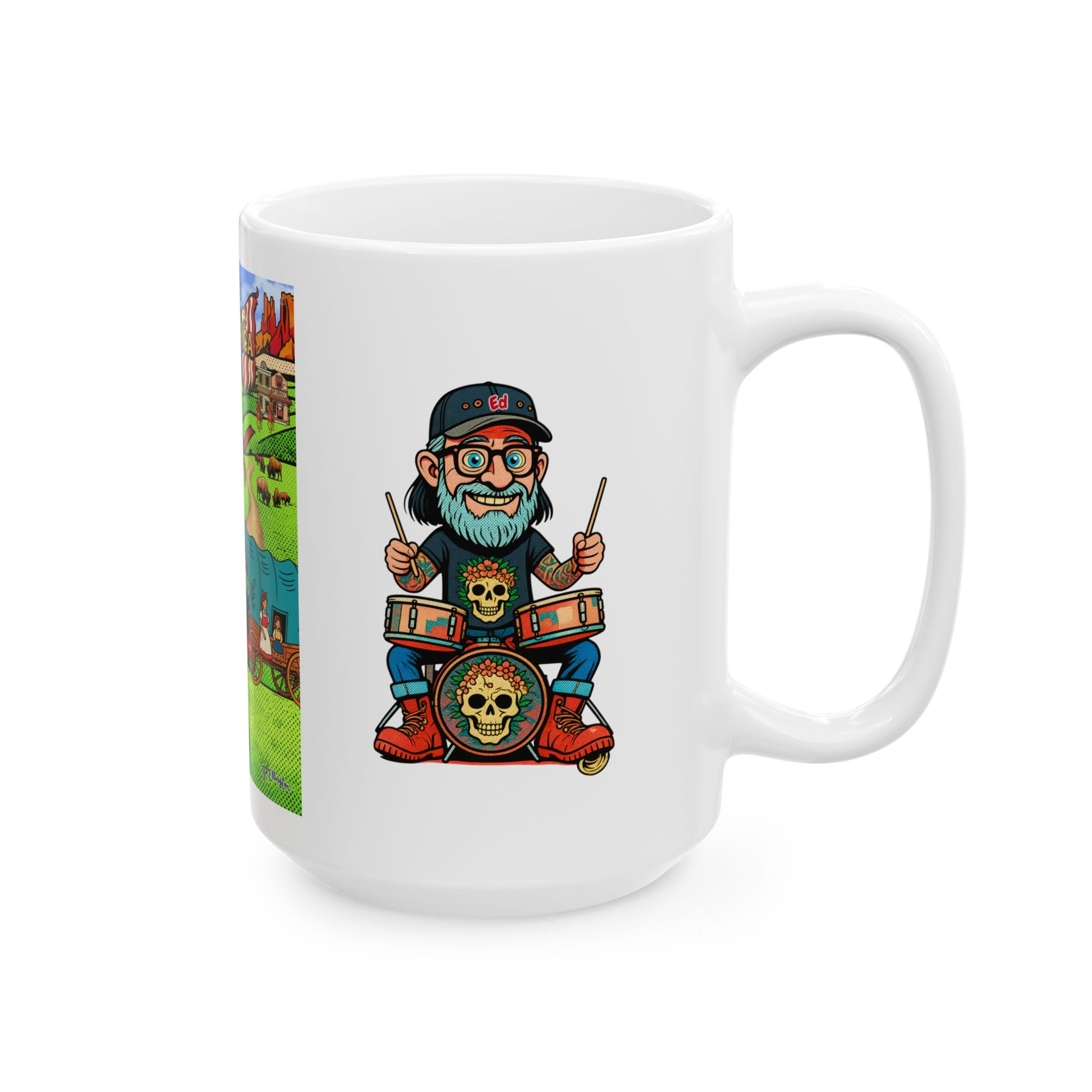 Freedom Made America mug | Route 66 cup, oklahoma cup, midwest mug, usa,