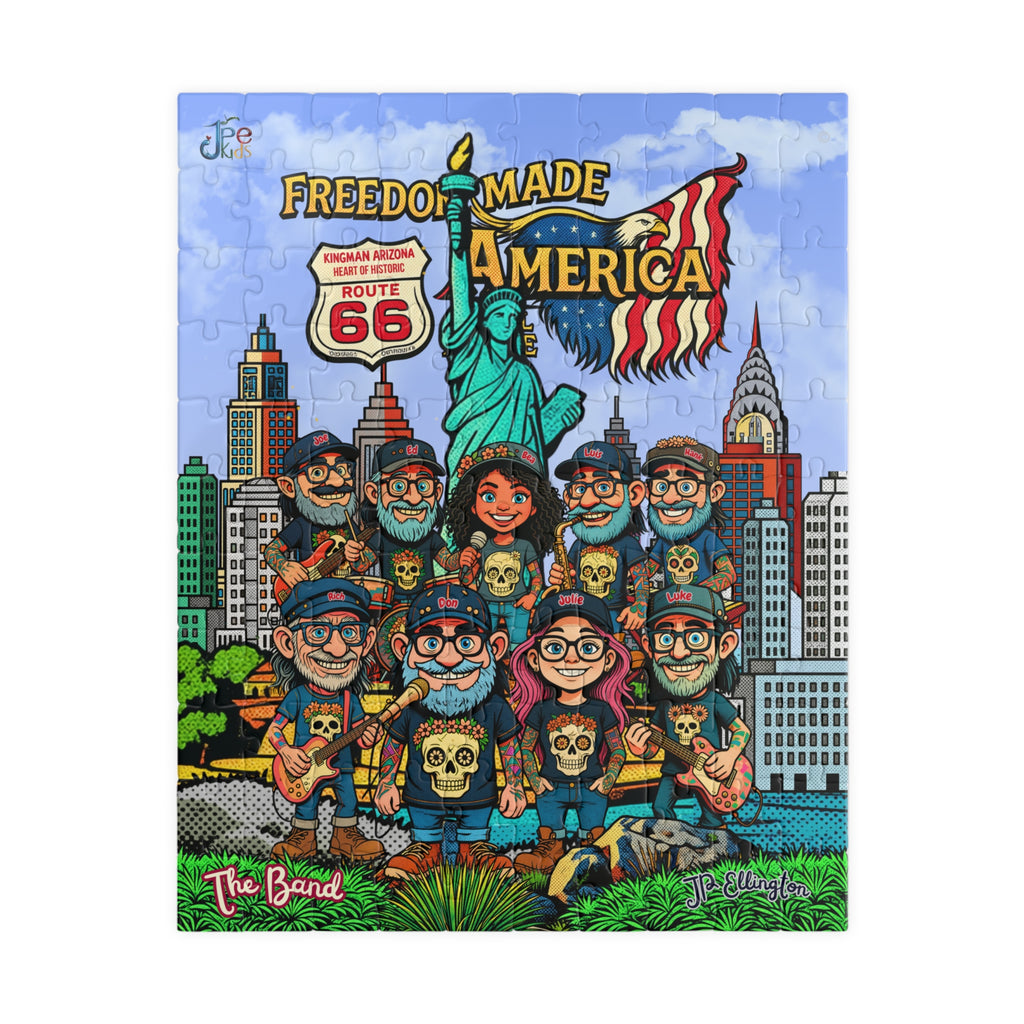 Freedom made America  Puzzle | New York puzzle
