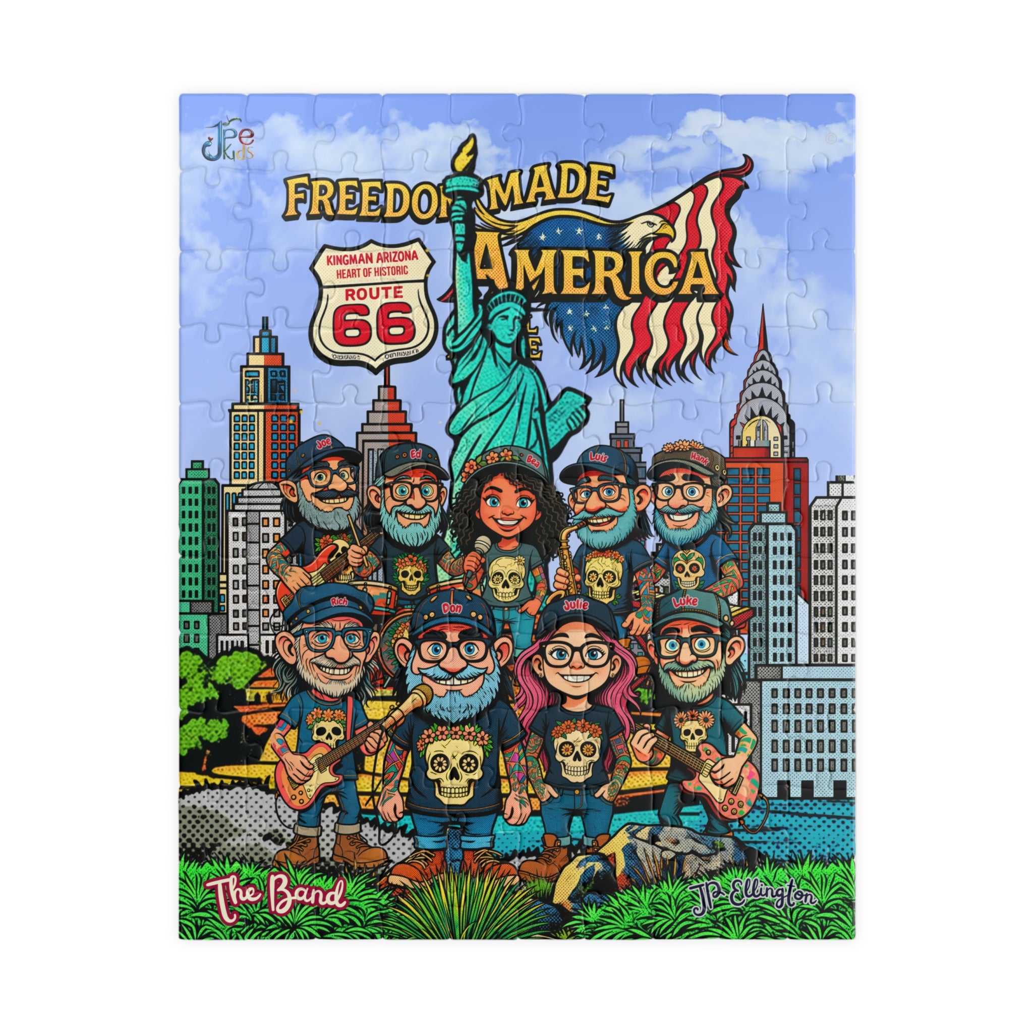 Freedom made America  Puzzle | New York puzzle