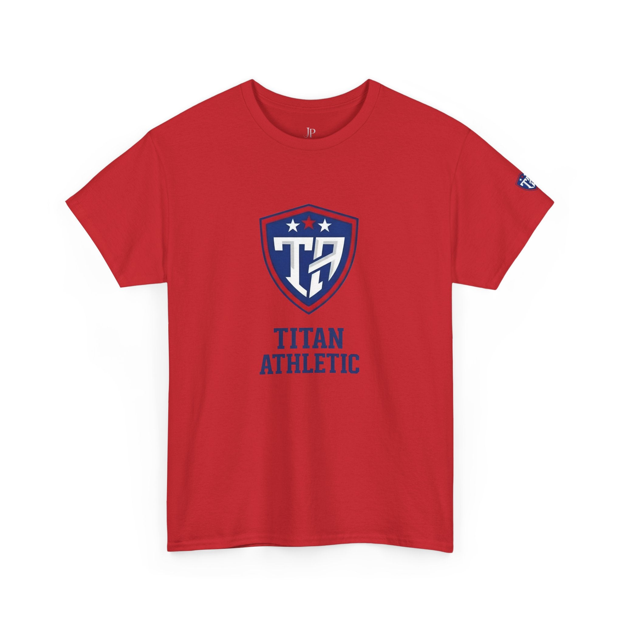 Titan Athleti Shield Tee | Sports Logo T-Shirt, School Team Apparel, JP Ellington