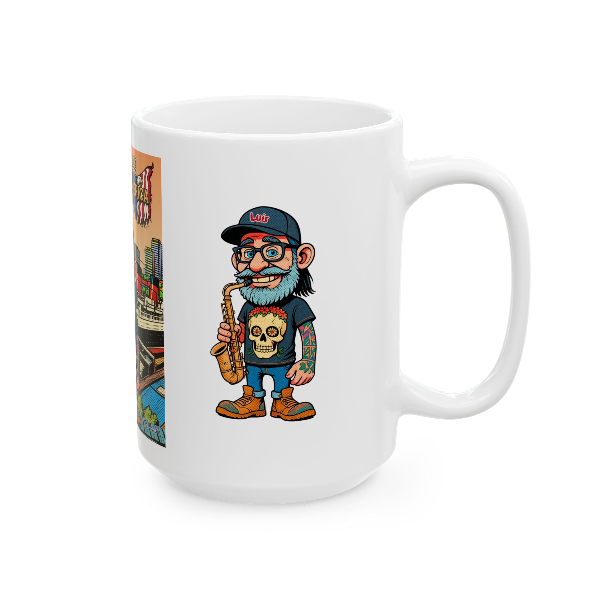 Freedom made America Mug | New Orleans mug, Route 66, USA coffee mug