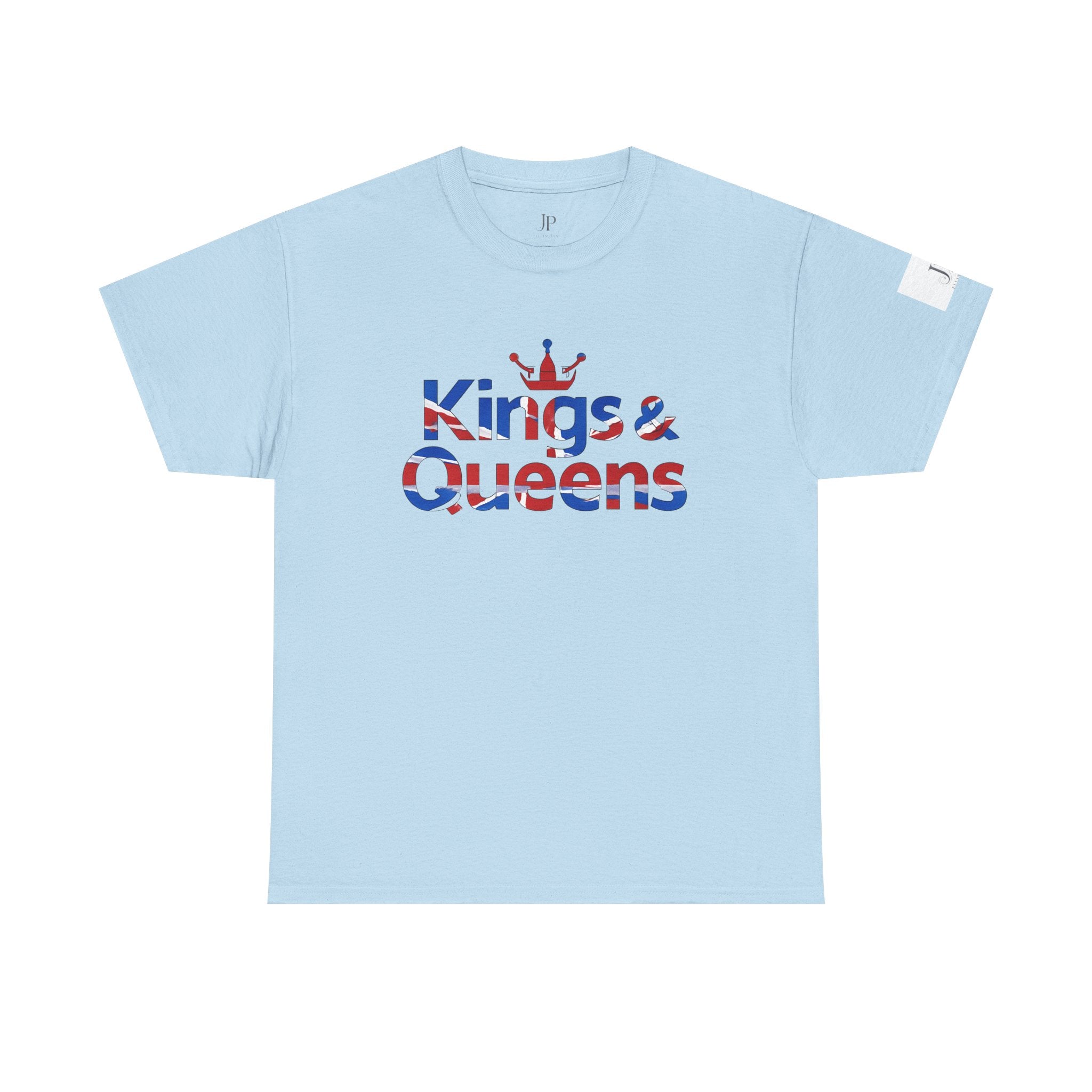 Kings & Queens Tee | British Flag Text, Crown Graphic, JP Ellington Edition