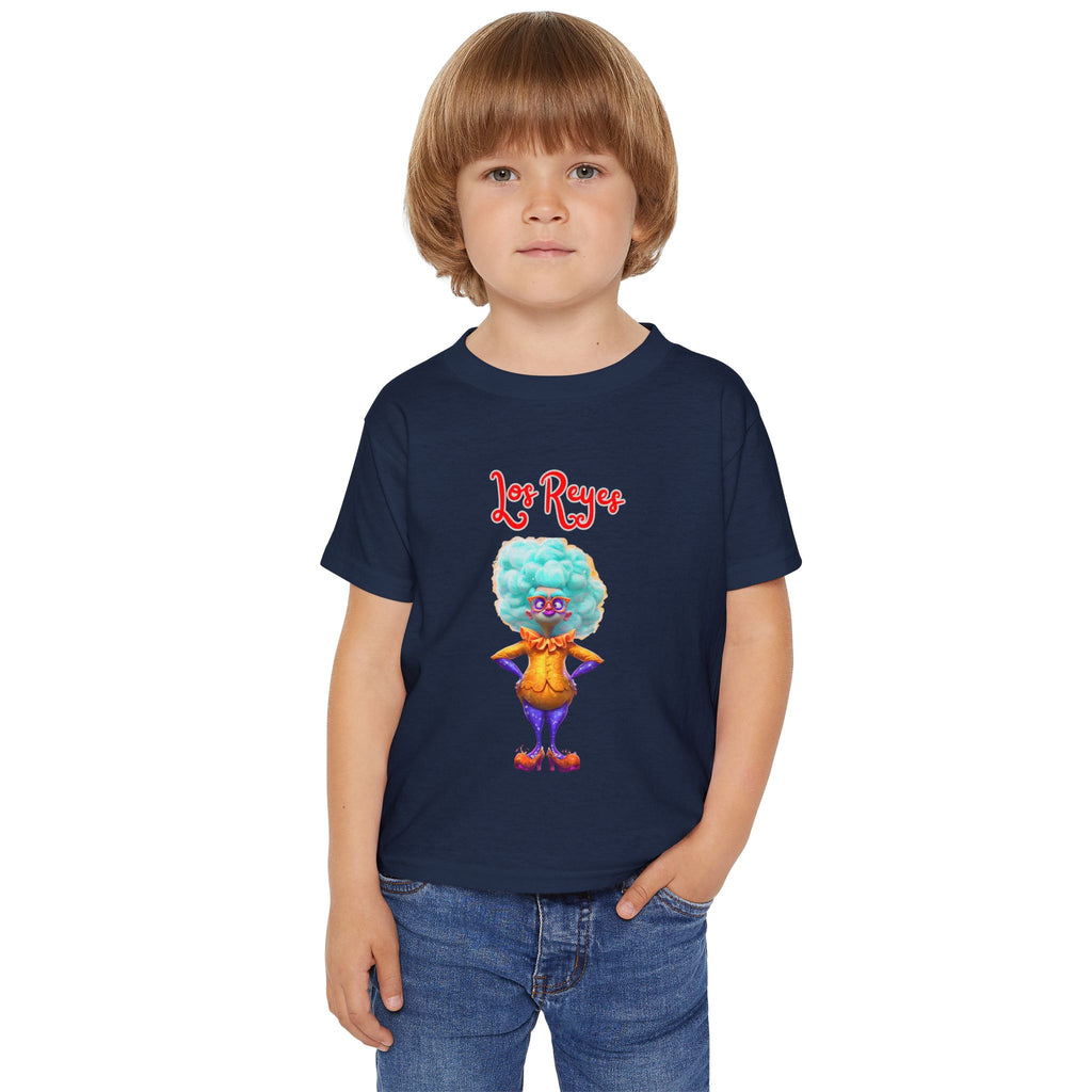 Los Reyes T-shirt | JPE Kids colorful illustration