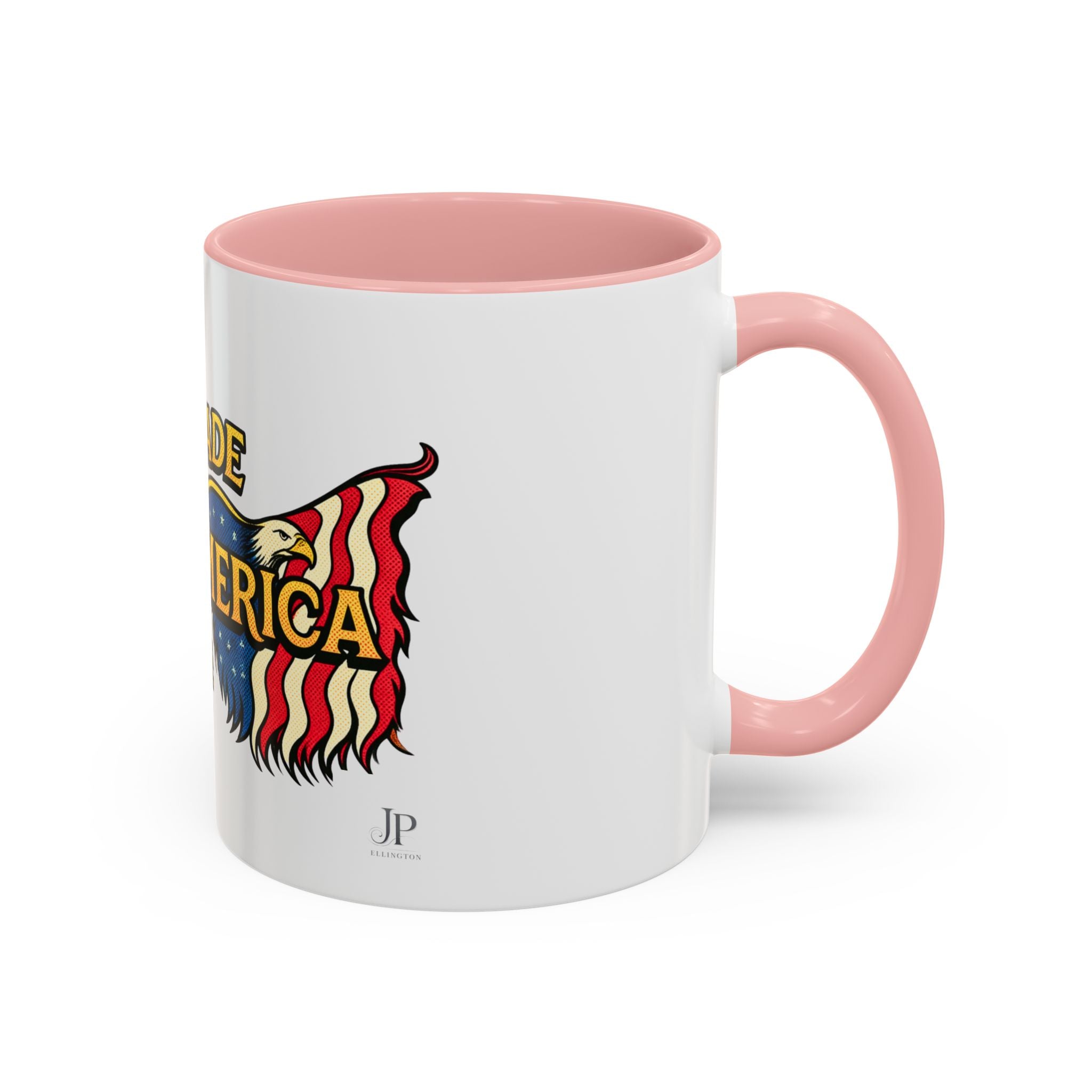 Freedom Made America Eagle Mug | Route 66 Americana Coffee Cup